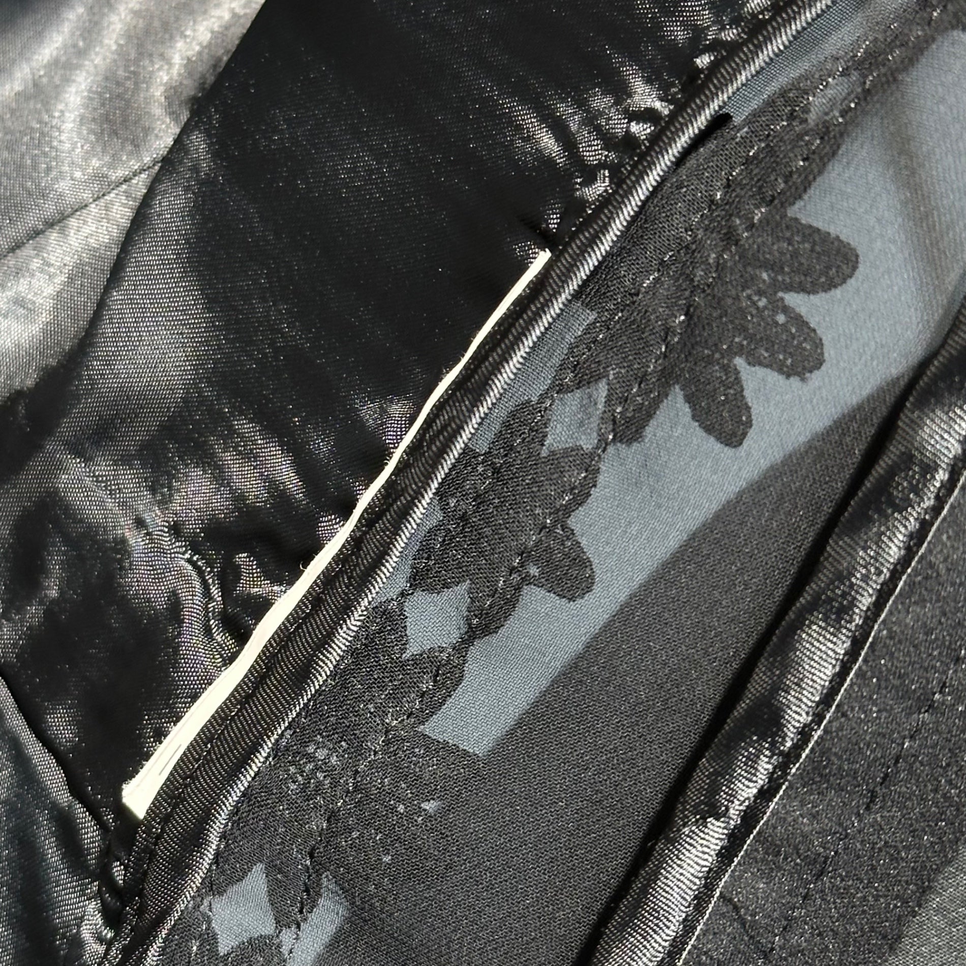 COMME des GARCONS(コムデギャルソン) Lace-embellished round collar hook button jacket レース装飾 丸襟 フックボタン ジャケット 2000年代品 S ブラック