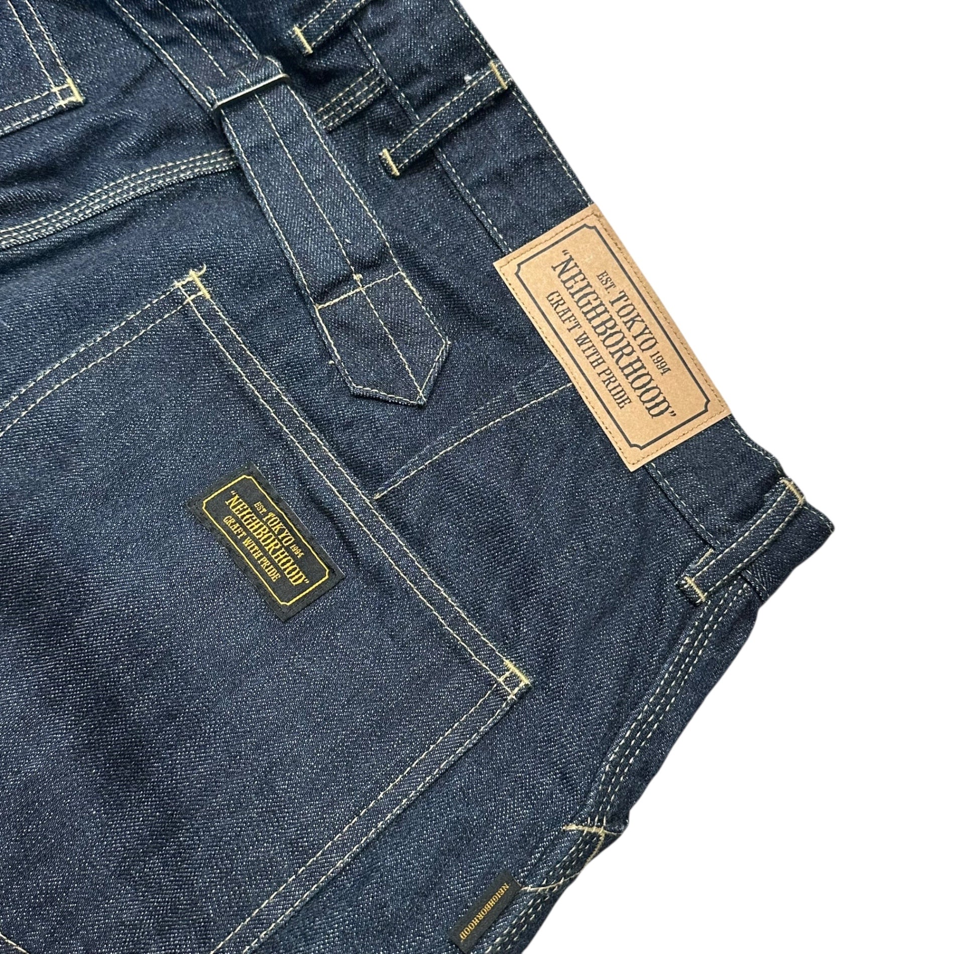 NEIGHBORHOOD(ネイバーフッド) 20SS UTILITY C-PT デニム ペインター パンツ 201XBNH-PTM16 M インディゴ ワーク シンチバック