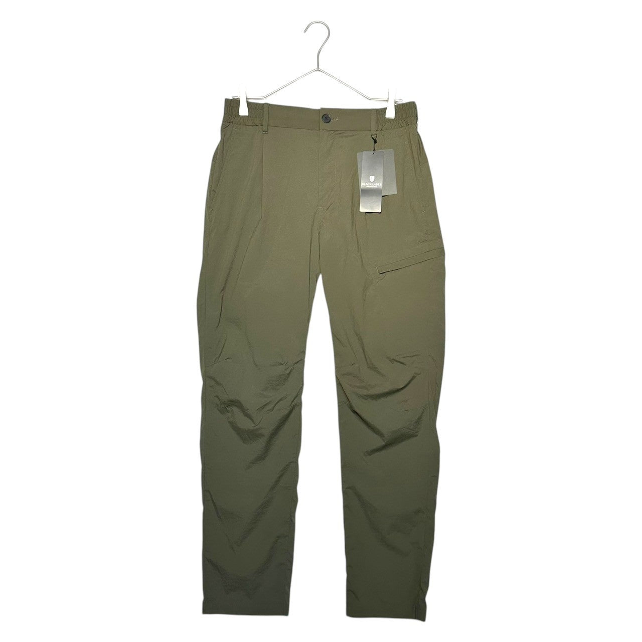 BLACK LABEL CRESTBRIDGE(ブラックレーベルクレストブリッジ) Stretch nylon cargo pants ストレッチ ナイロン カーゴ パンツ 51R48-548-74 M オリーブ BLACK lab.