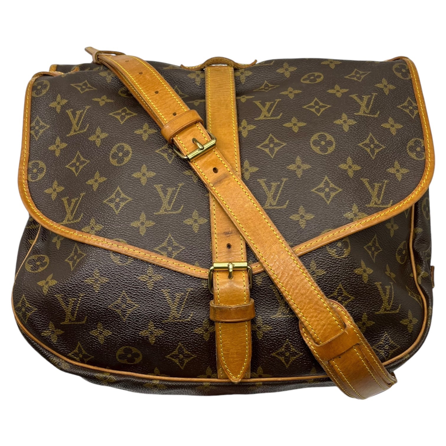 LOUIS VUITTON(ルイヴィトン) Somule 35 ソミュール35 モノグラム M42254 ブラウン AR0922 ショルダー