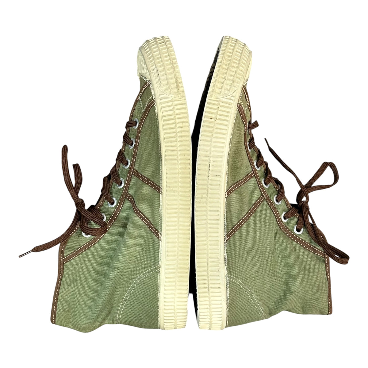 Czech army(チェコ軍) 2003's Military High-Cut Training Shoes ミリタリー ハイカット トレーニング シューズ 29cm カーキ×ブラウン 00s