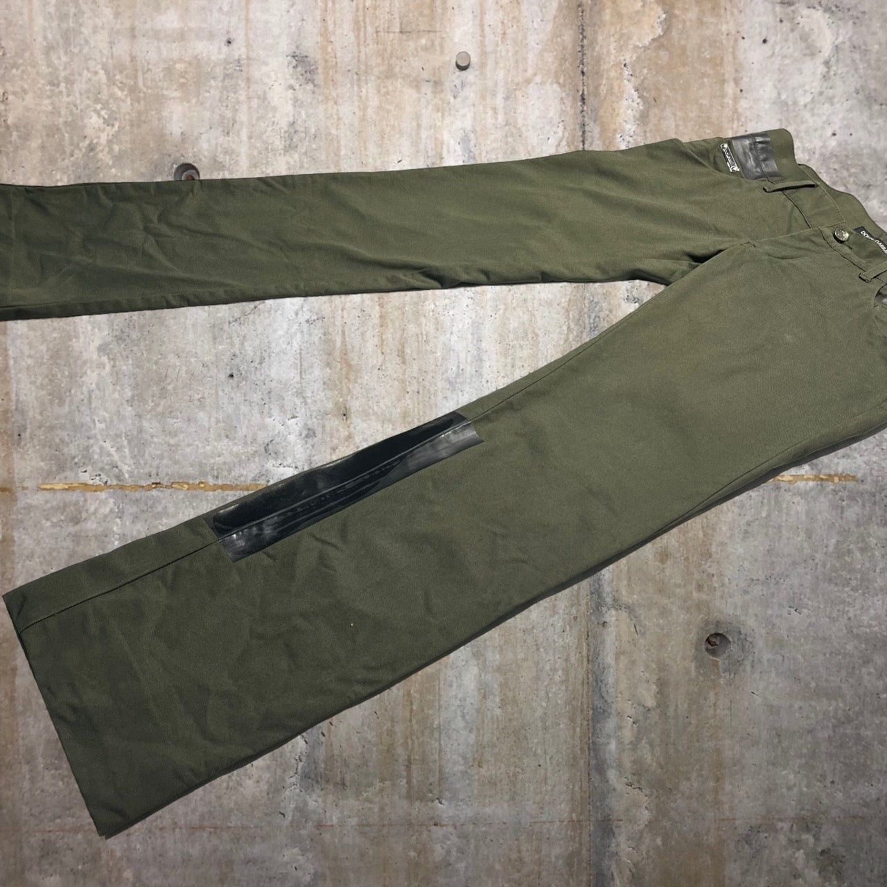 Dolce & Gabbana(ドルチェ&ガッバーナ) 90'sラインテープ加工パンツ 46 カーキ