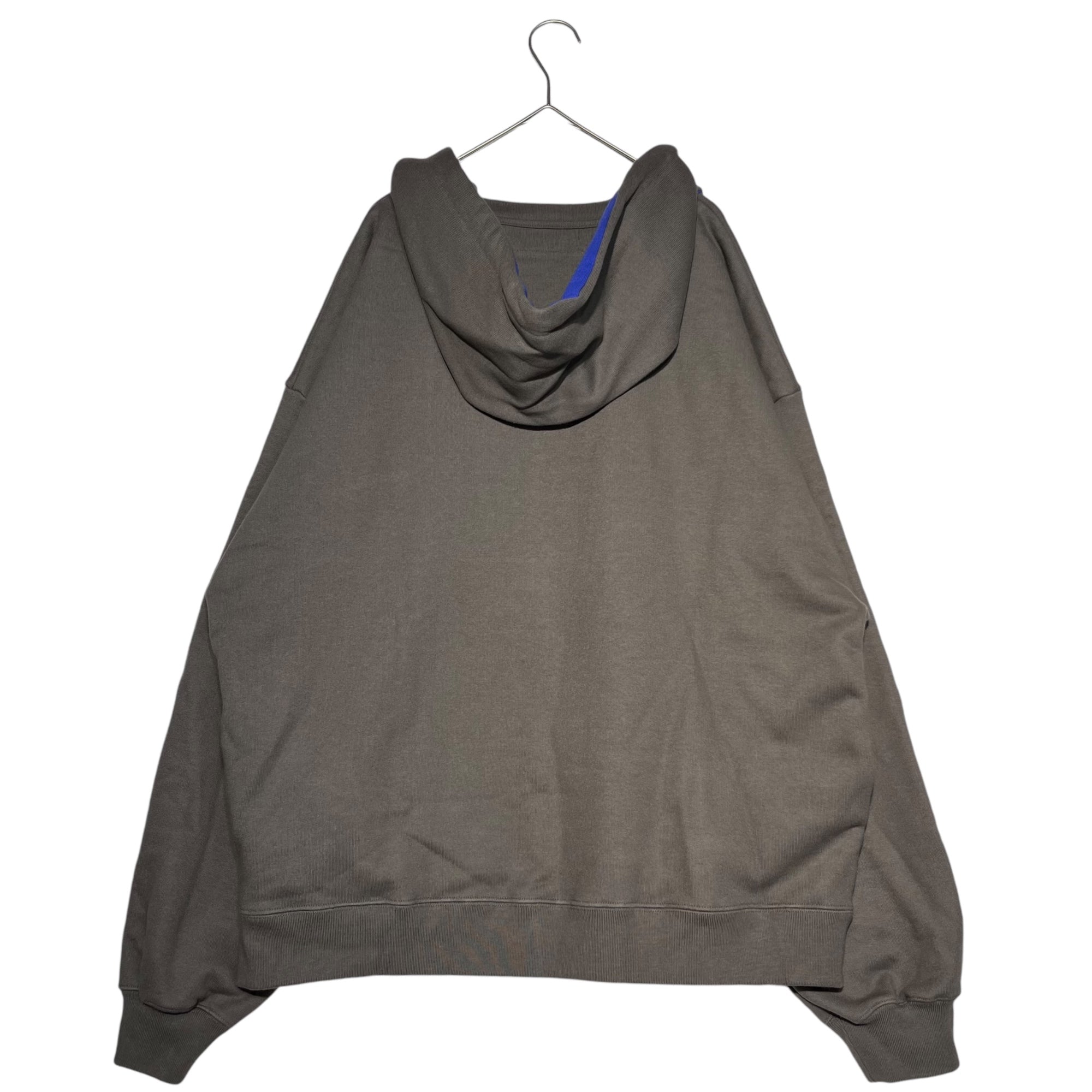 SSZ(エスエスズィー) 23AW 代走 HOODIE 貫通フード スウェット プルオーバー パーカー 11-13-0473-458 M チャコールグレー