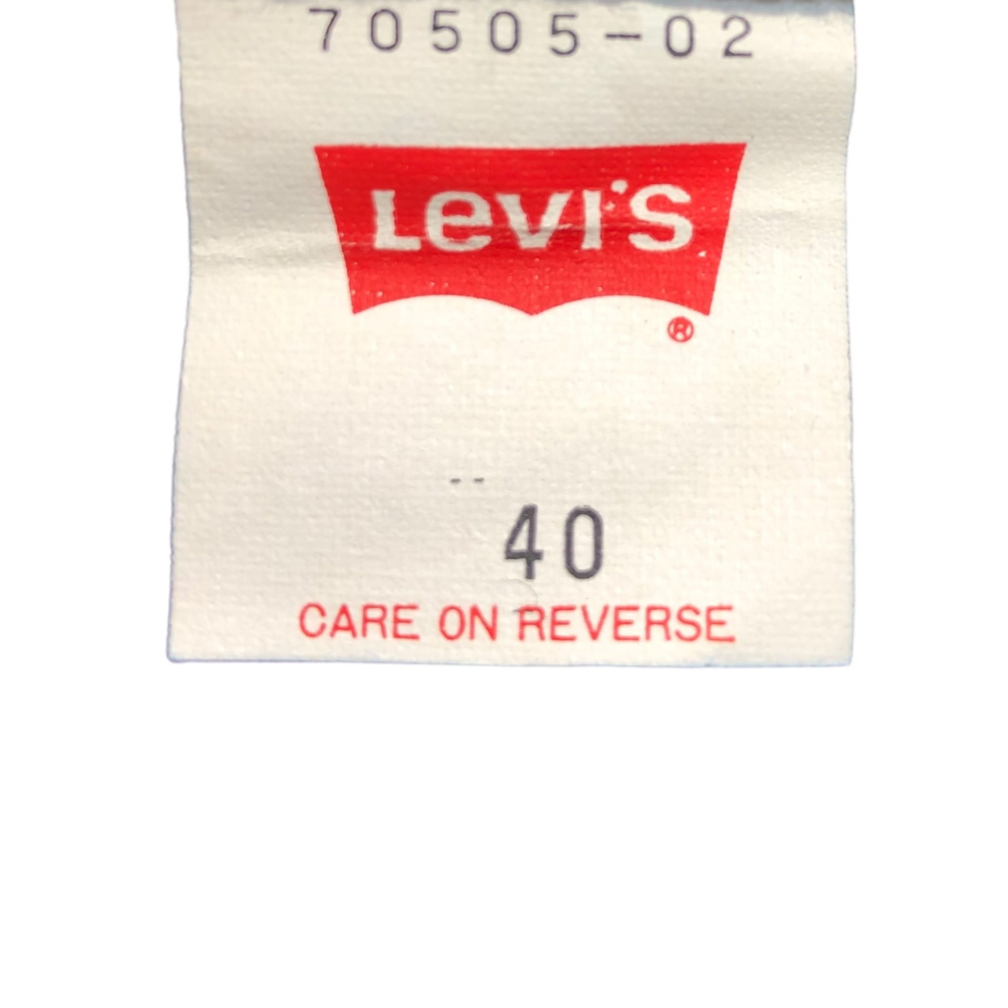 Levi's(リーバイス) 90's denim trucker jacket デニム トラッカー ジャケット 70505-02 40(L程度) インディゴ 濃紺 90年代 ヴィンテージ