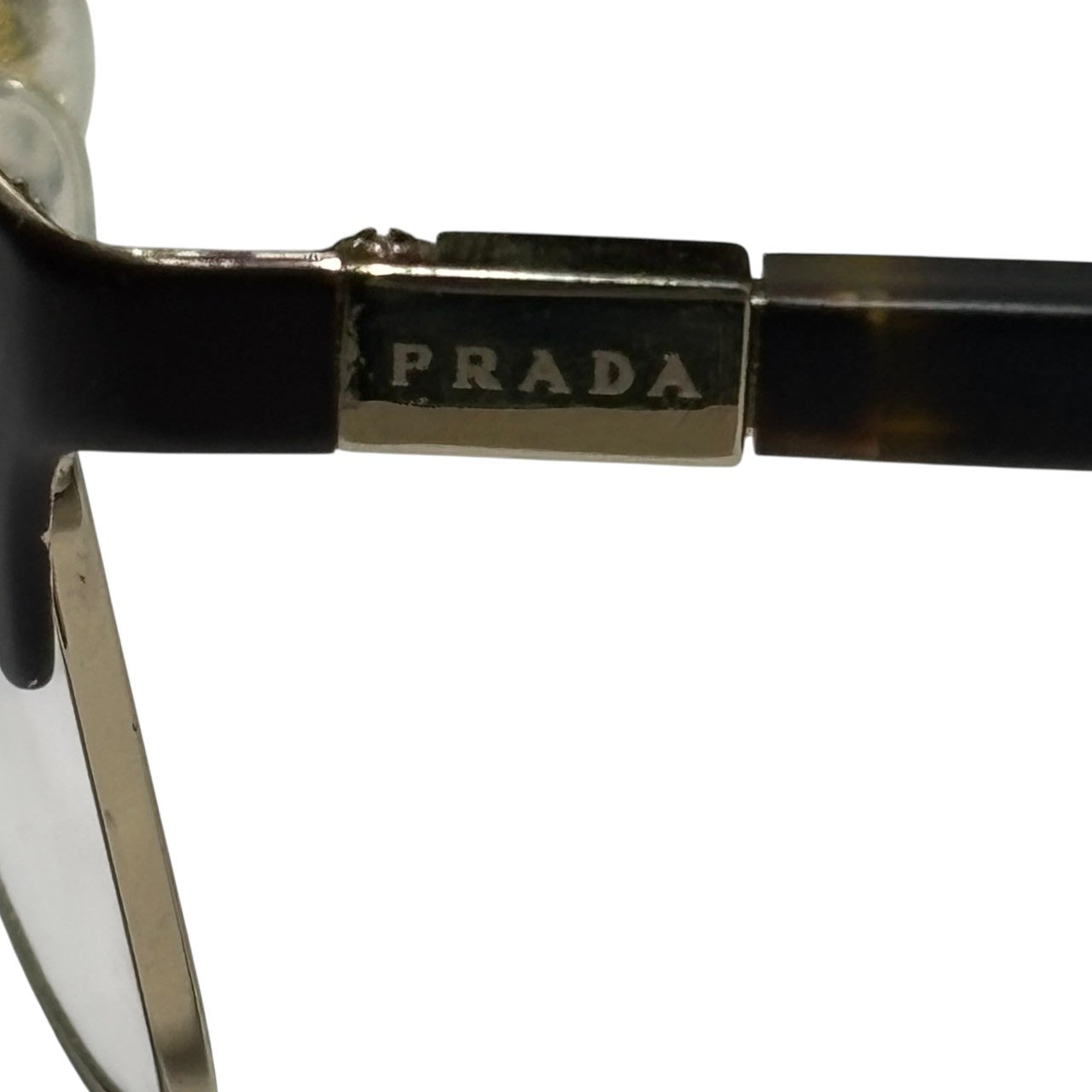 PRADA(プラダ) Square Full Rim Frames glasses スクエア型 フルリム フレーム メガネ VPR54T 55□19-140 ブラウン 眼鏡
