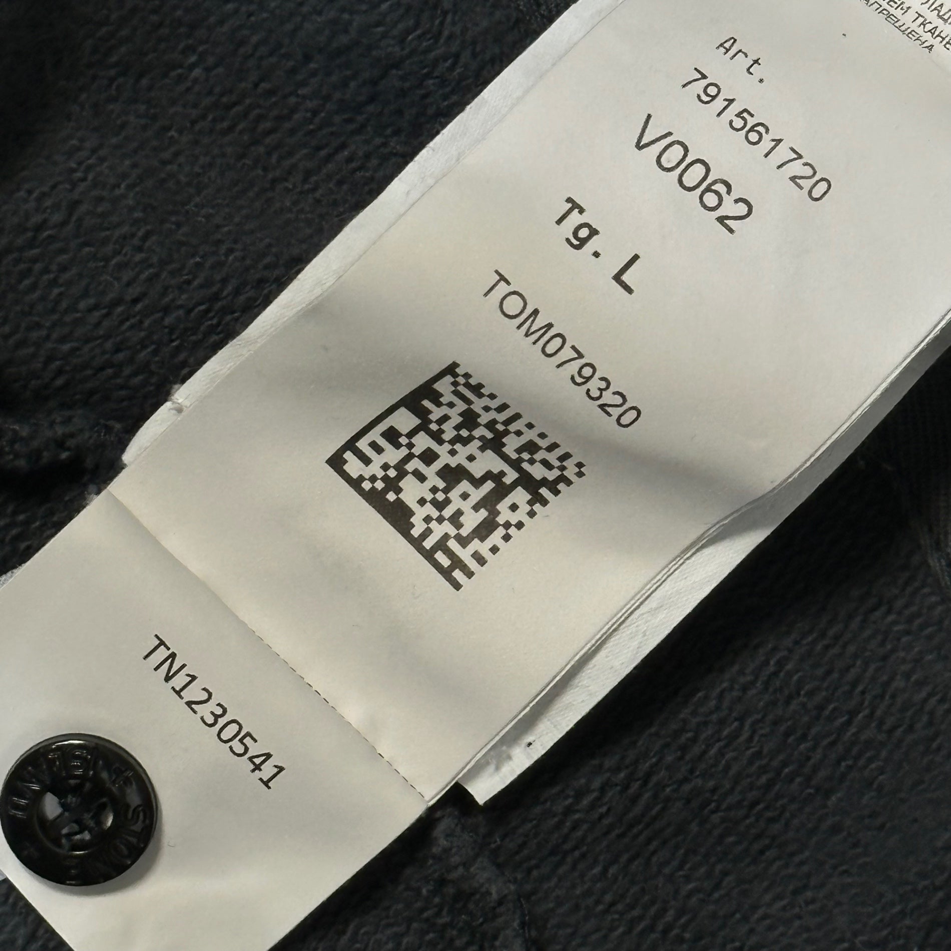 STONE ISLAND(ストーンアイランド) 2023AW Brushed Cotton Pullover Hoodie 裏毛 コットン プルオーバー パーカー 791561720 L グレー