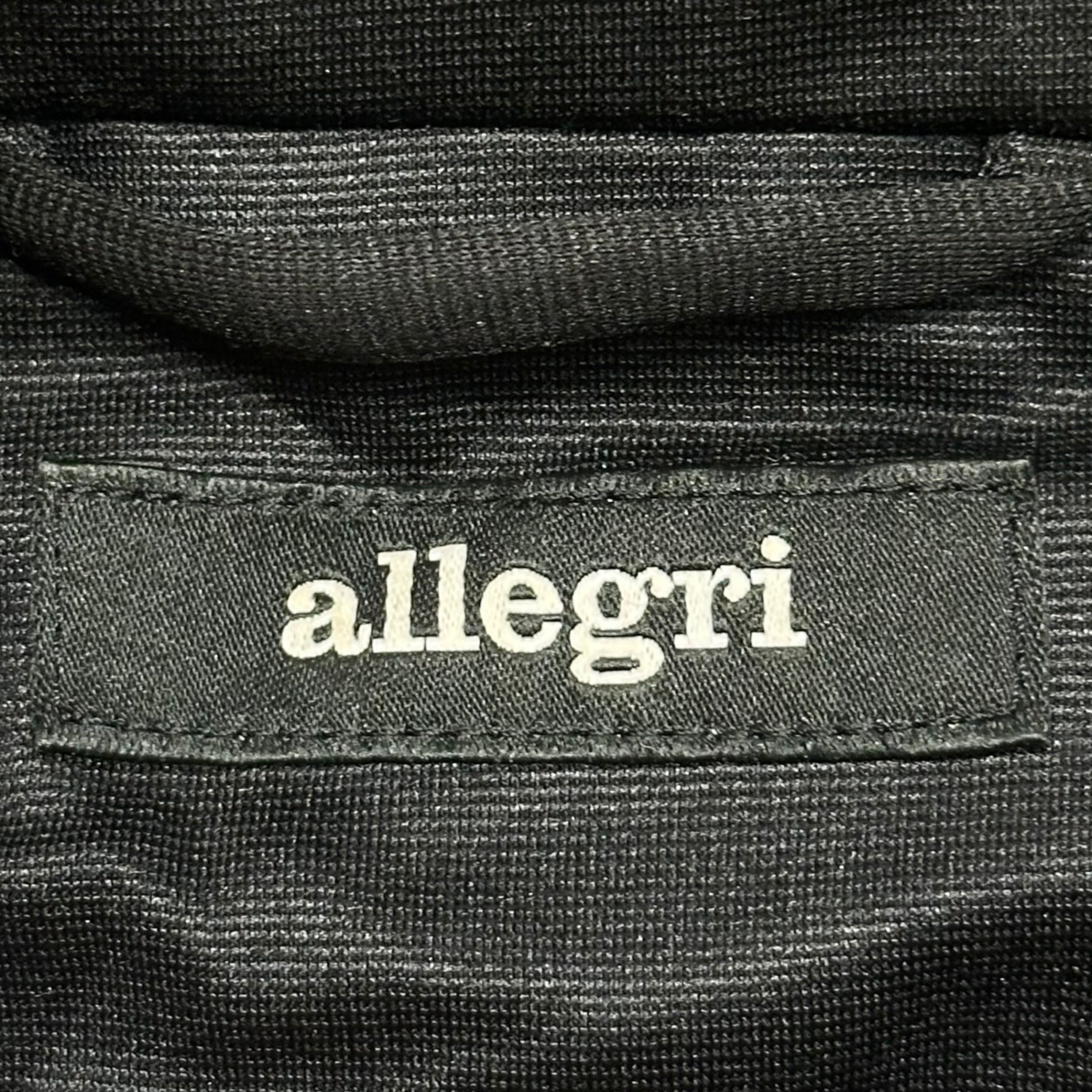 allegri(アレグリ) Sleeve Logo Mesh Zip-Up Hoodie 袖 ロゴ メッシュ ジップアップ フーディ パーカー Q1P80-300-09 48(L) ブラック