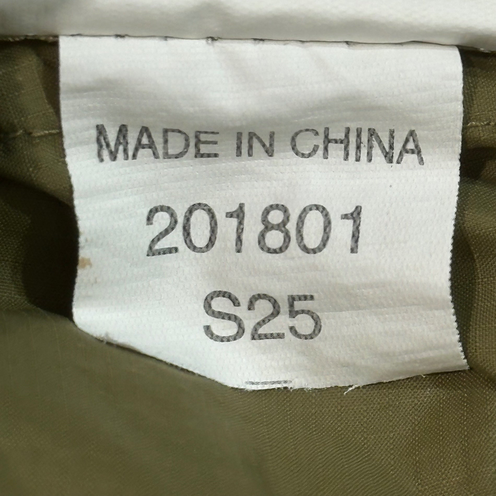 BRITISH MILITARY(イギリス軍) Old BRITISH ARMY PCS THERMAL JACKET イギリス軍 PCS サーマルジャケット 201801 S25 XXL カーキ
