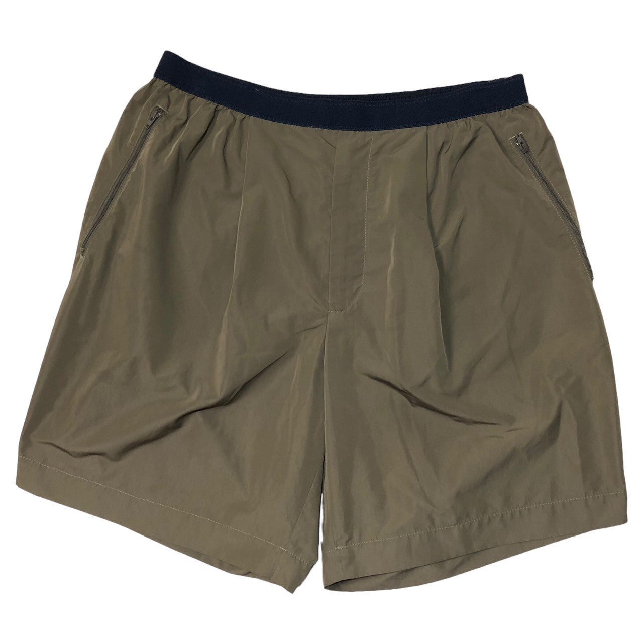 kolor(カラー) 18SS ナイロン オーバー サイズ ショート パンツ ショーツ ハーフ 8SCM-P14107 3(Lサイズ程度) カーキ