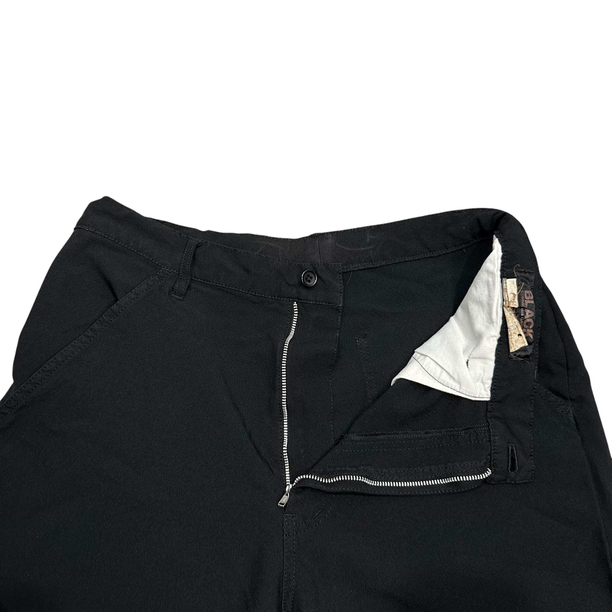 BLACK COMME des GARCONS(ブラックコムデギャルソン) Esther Cropped Tapered Slacks エステル クロップド テーパード スラックス 1L-P016 M ブラック