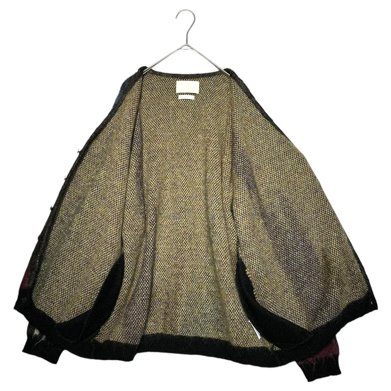YOKE(ヨーク) 22AW STILL JACQUARD CARDIGAN スティル ジャカード カーディガン YK22AW0414S 2 ブラック モヘア