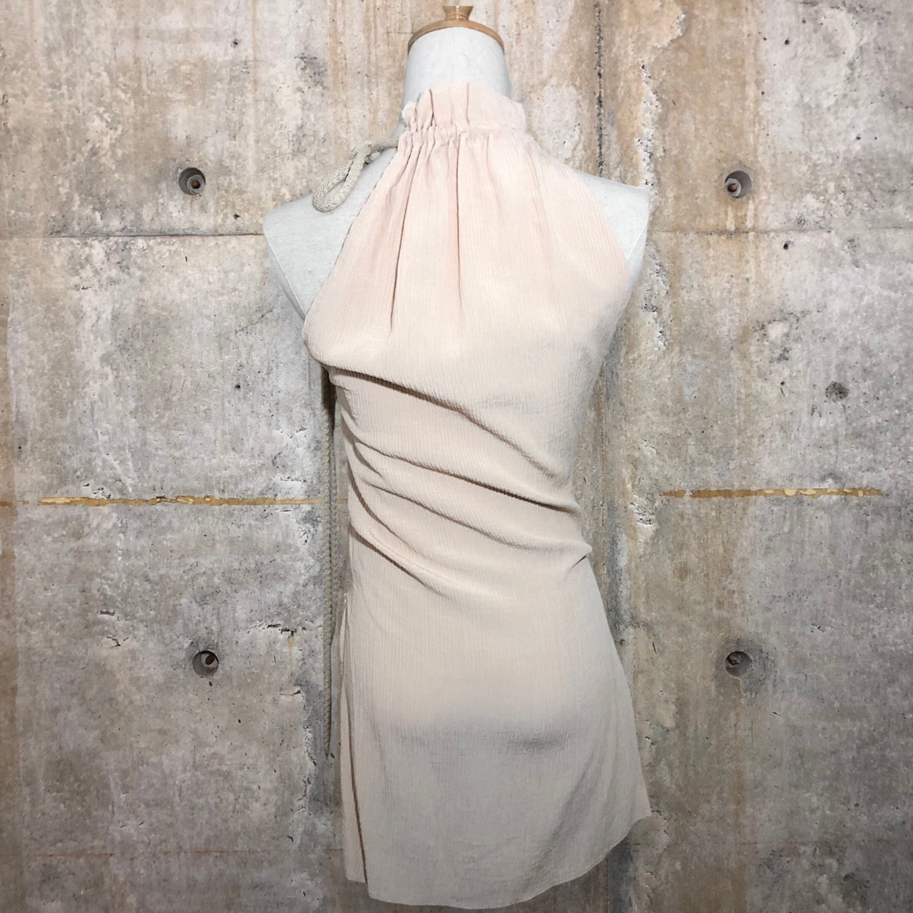 Acne Studios(アクネストゥディオズ) プリーツノースリーブブラウス 34(Lサイズ程度) ピンク