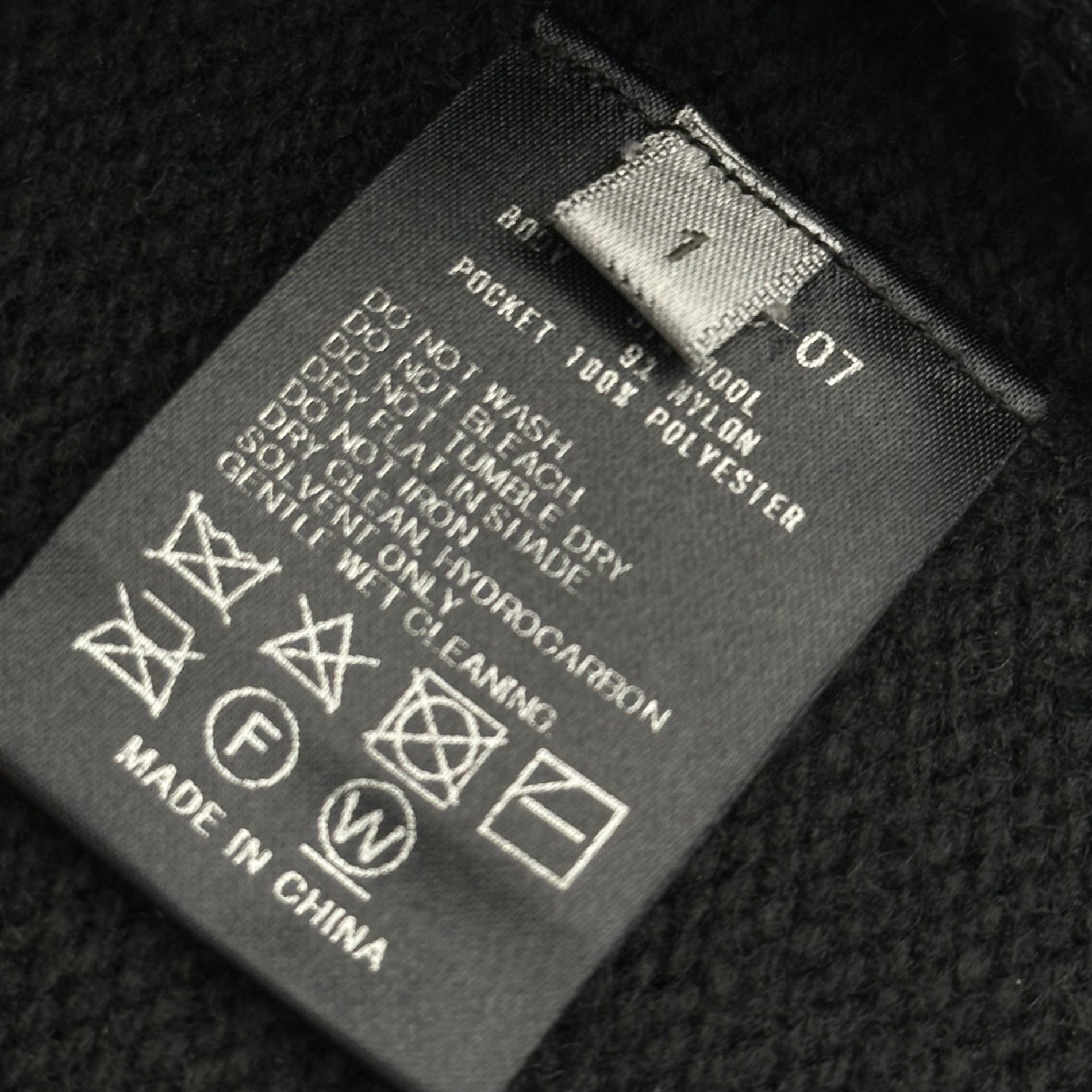 The Viridi-anne(ザヴィリディアン) 20AW Pocketed Turtleneck Sweater ポケット付 タートルネック ニット VI-3270-07 1 ブラック