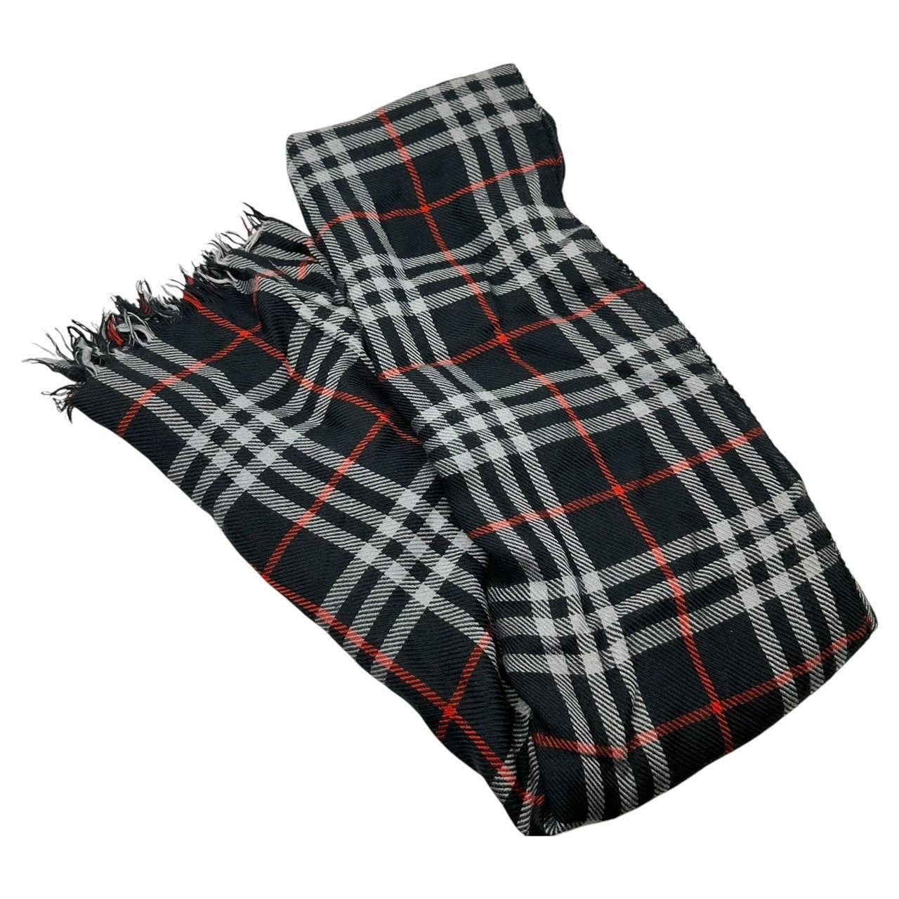 Burberrys(バーバリーズ) Cashmere silk scarf カシミヤ シルク ストール ネイビー