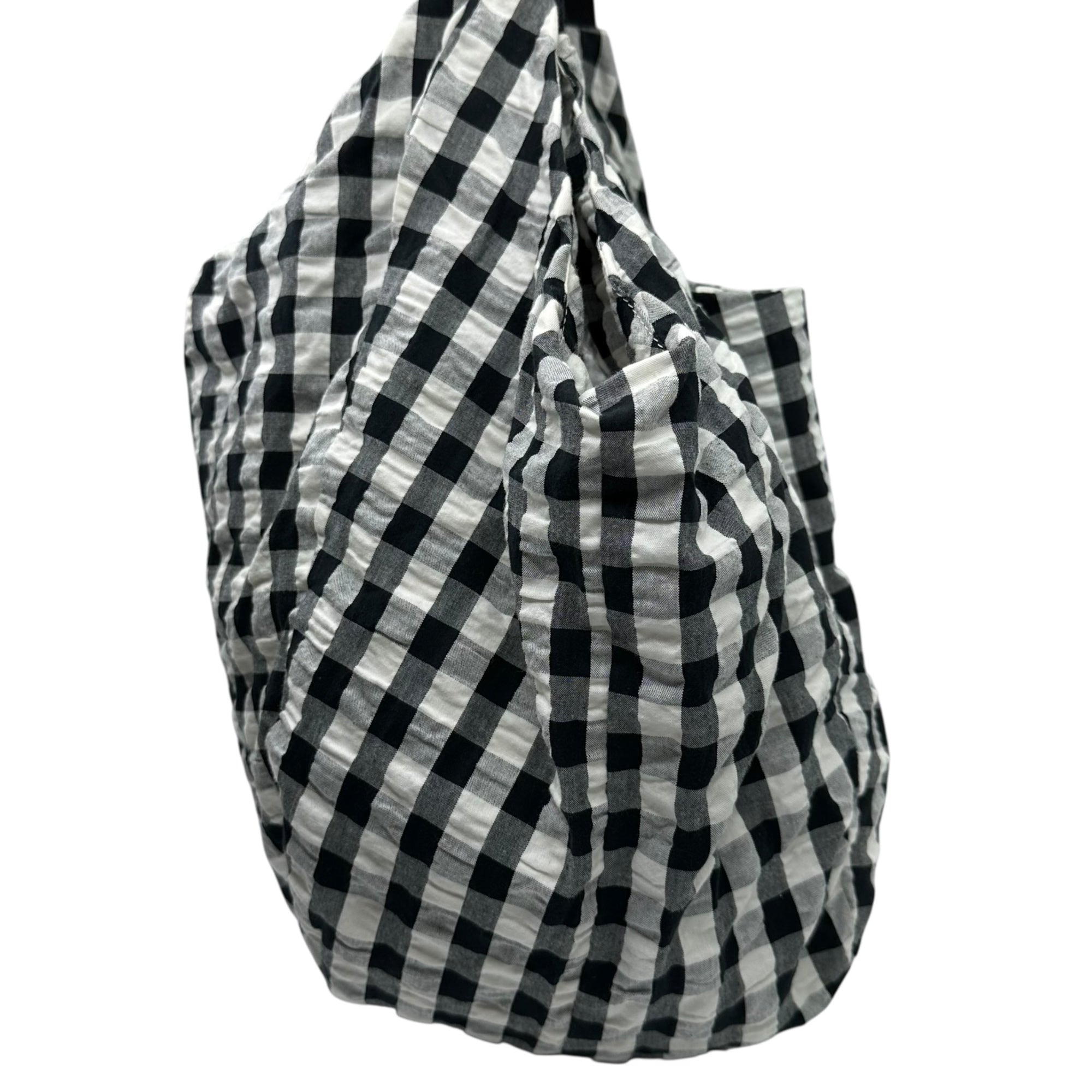 tricot COMME des GARCONS(トリココムデギャルソン) Gingham Check Tote Bag ギンガム チェック トート バッグ TK-K 207 ブラック×ホワイト ワン ショルダー ハンド 肩掛け