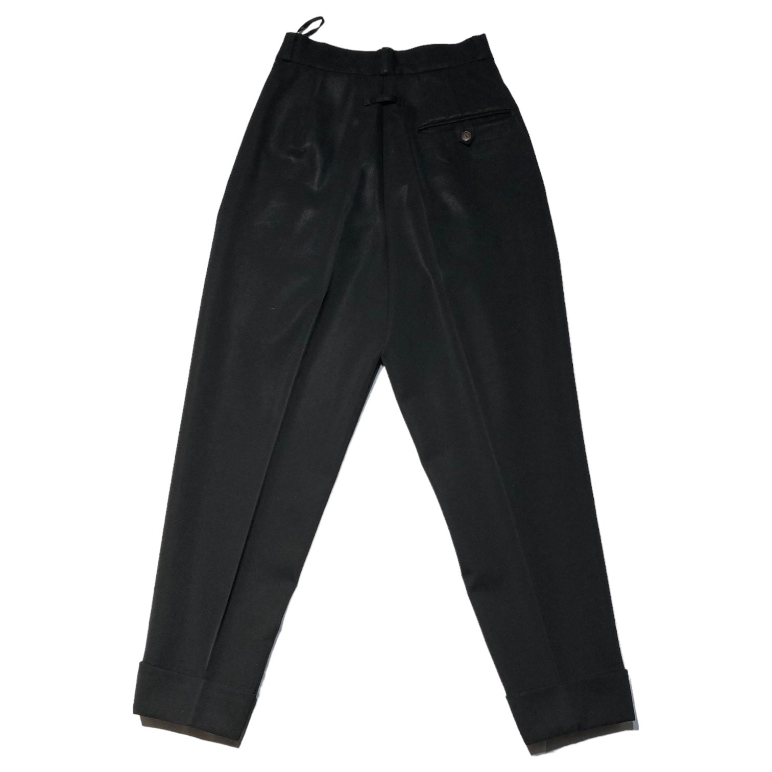 Jean Paul GAULTIER FEMME(ジャンポールゴルチエファム) 90's Big lapel design double jacket setup ビッグ ラペル デザイン ダブル ジャケット セットアップ 40(L程度) ブラック スーツ アーカイブ