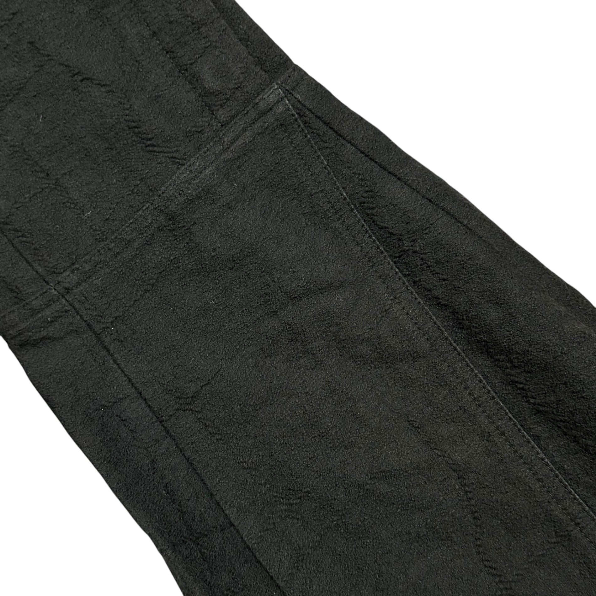 SADDAM TEISSY(サダムテイシー) Jacquard Tapered Cropped Pants ジャガード テーパード クロップド パンツ ST107-0058S 1(S程度) ブラック