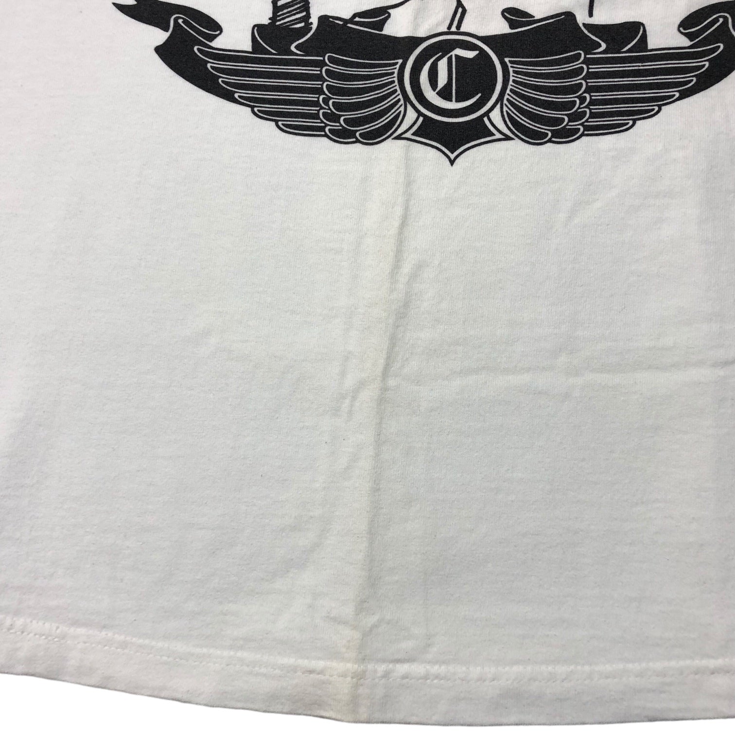 STUSSY(ステューシー) 00's CUSTOMADE back skull Tシャツ バックスカル SIZE FREE ホワイト OLD STUSSY