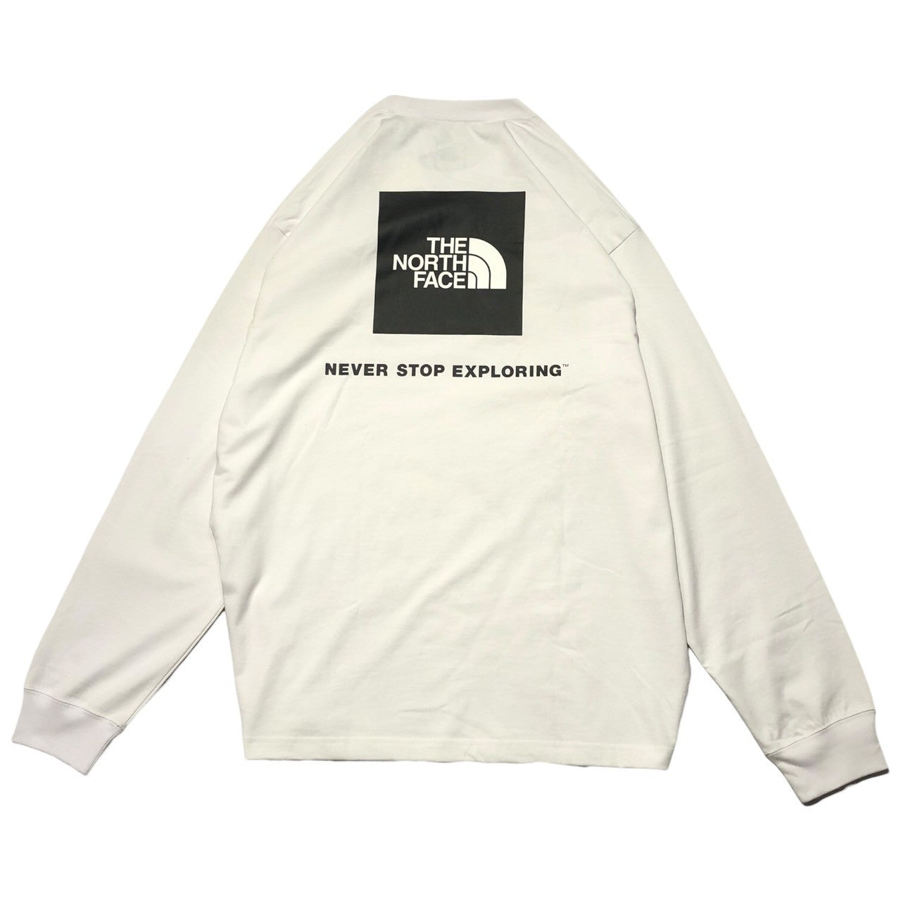 THE NORTH FACE(ノースフェイス) L/S Back Square Logo Tee ロングスリーブ バックスク エア ロゴ ティー NT82131 XXL ホワイト 長袖 Tシャツ