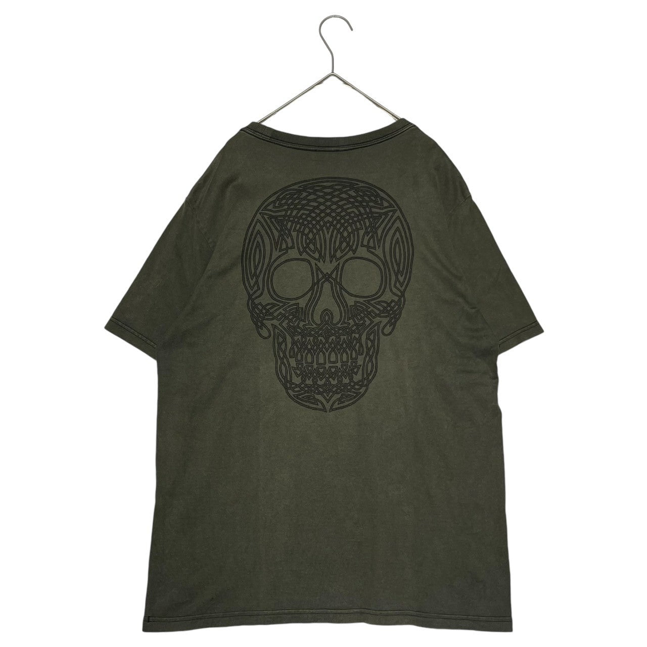 NUMBER (N)INE(ナンバーナイン) 06AW NOIR期 back skull t-shirt ノアール期 バックスカル Tシャツ 本人期 アーカイヴ 3(M) チャコールグレー