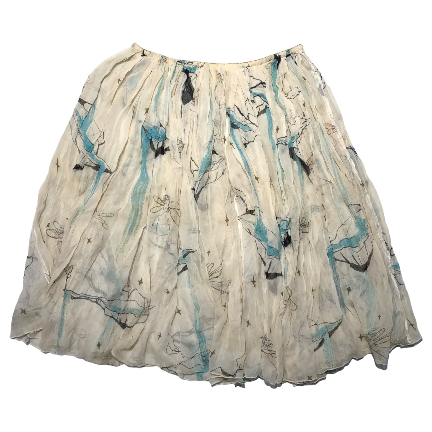 TSUMORI CHISATO(ツモリチサト) 04SSシルクスカート TC41-FG153 2(M) アイボリー