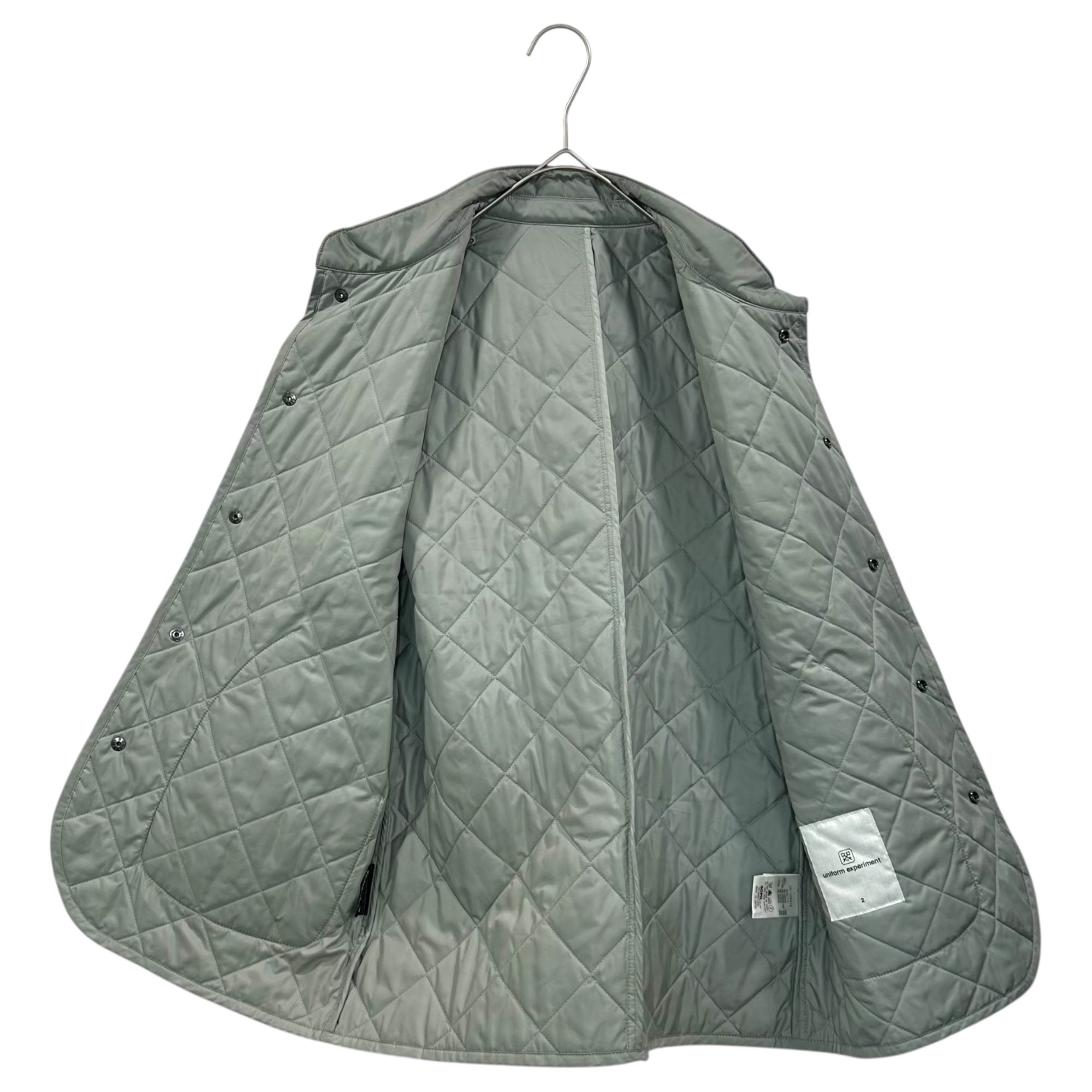 uniform experiment(ユニフォームエクスペリメント) 13SS Quilted Vest キルティング ベスト UE-130015 2(M程度) グレー
