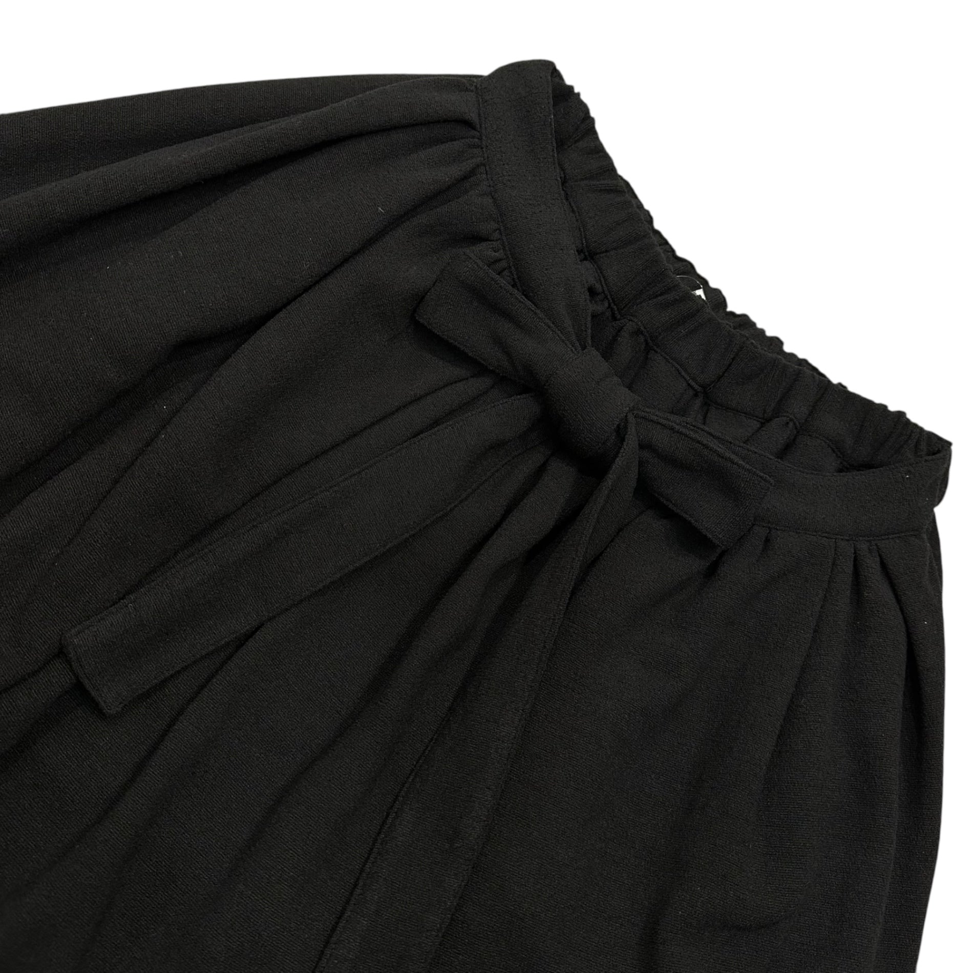 COMME des GARCONS(コムデギャルソン) 25AW Polyester-Felted Reconstructed Gathered Balloon Skirt ポリ 縮絨 再構築 ギャザー バルーン スカート RP-S013 XS ブラック AD2025