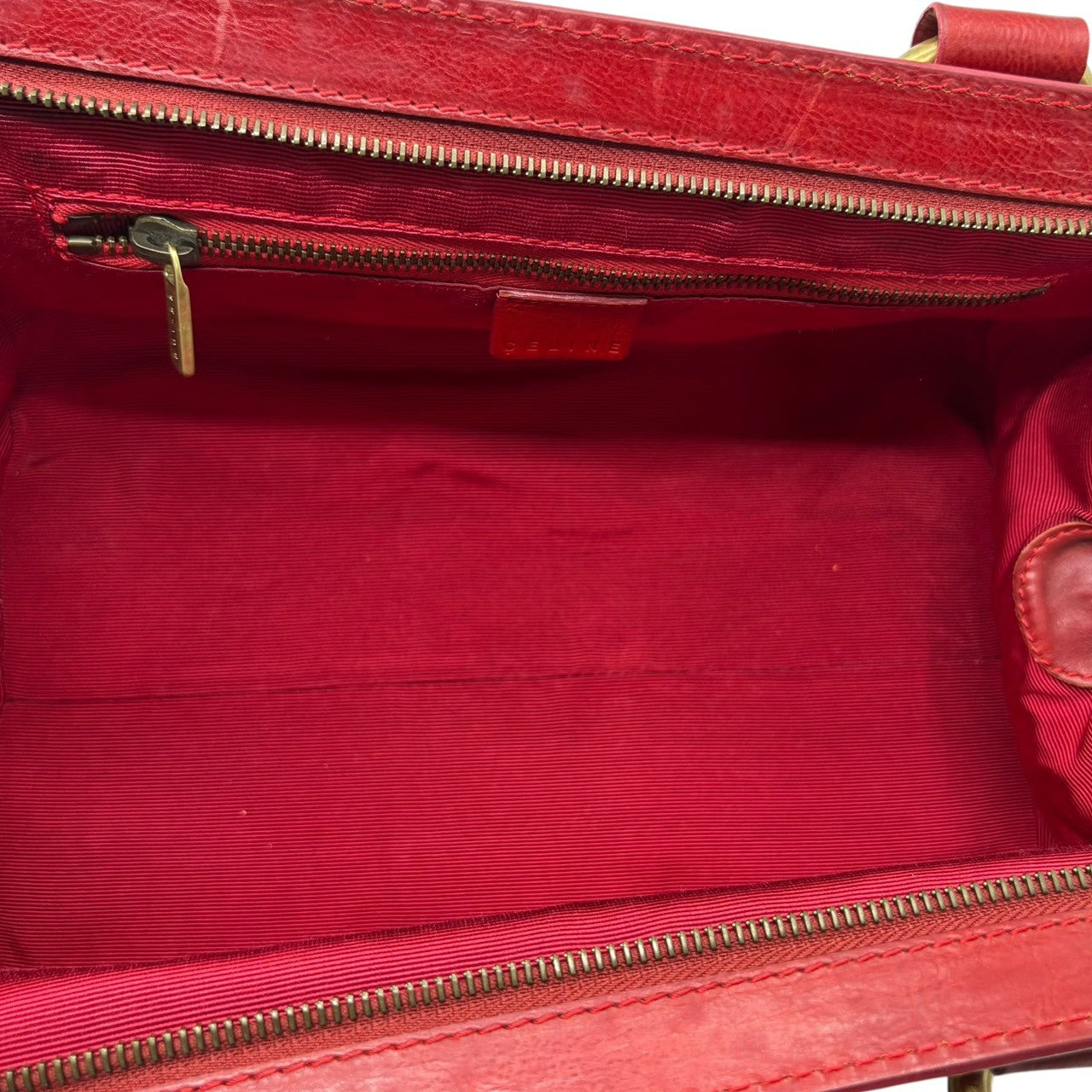 CELINE(セリーヌ) Vintage PARIS Limited Edition Ella Frame Hand Bag ヴィンテージ パリ 限定 エラ フレーム ハンド バッグ CE00/24 レッド ユニオンジャック