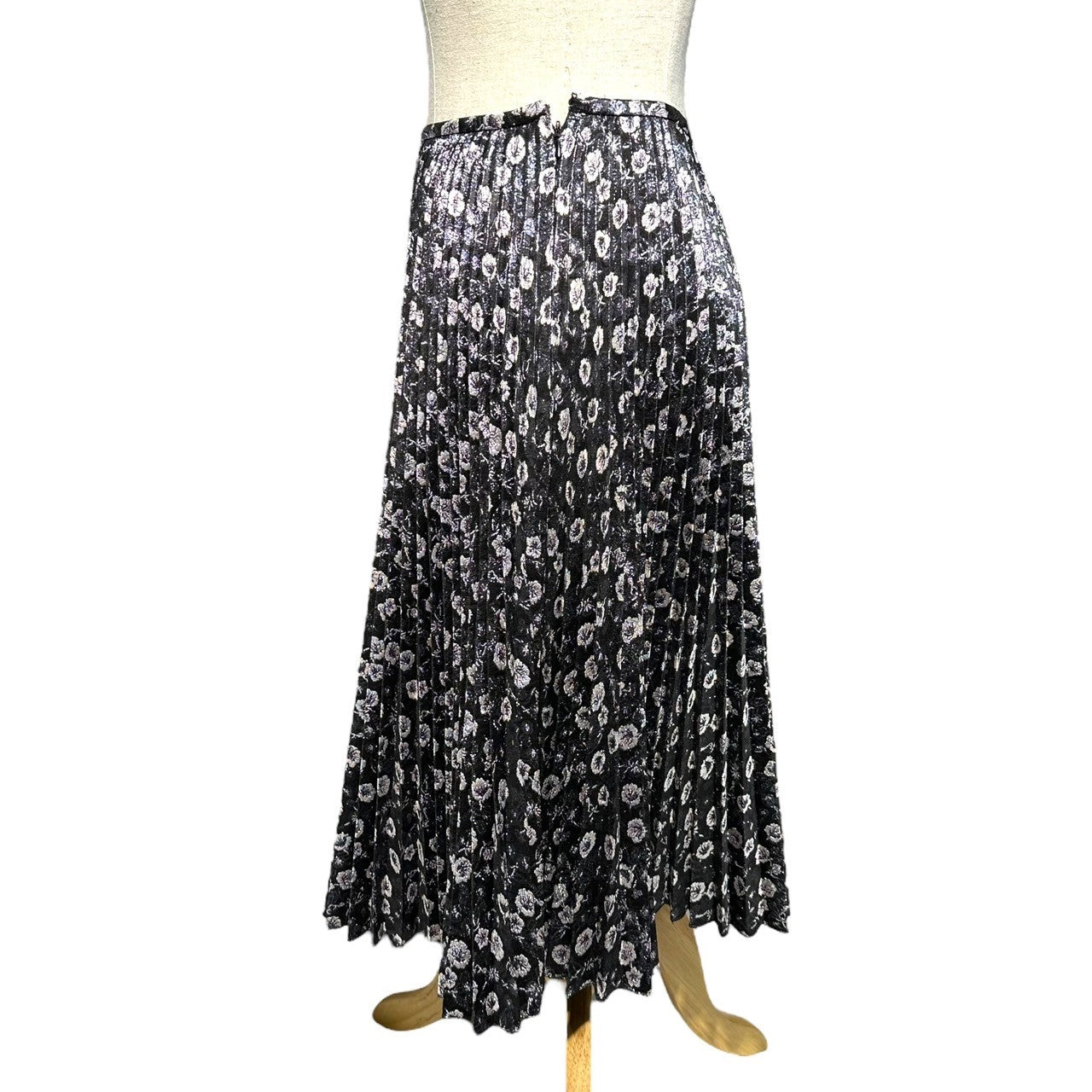 PRADA(プラダ) 18SS Lame pleated jacquard skirt ラメ プリーツ ジャガード スカート P166N 36(S程度) ブラック×シルバー