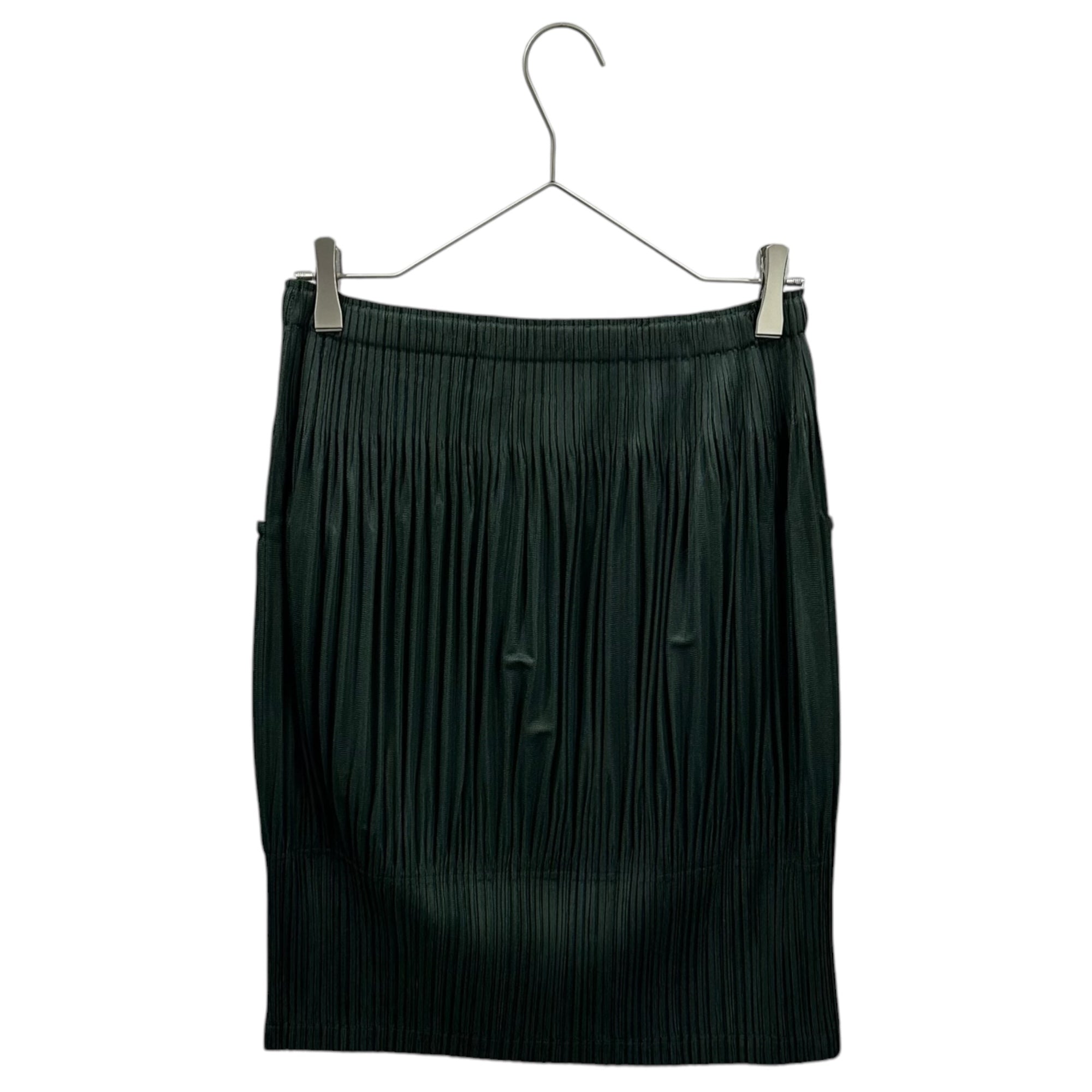 PLEATS PLEASE(プリーツプリーズ) 2008AW Gradient Pleated Skirt グラデーション プリーツ ひざ丈 スカート PP83-JG442 5 グリーン