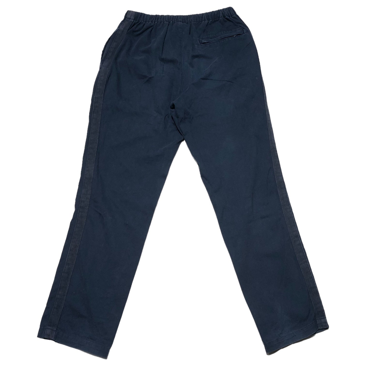 STUSSY(ステューシー) S logo side line easy pants ロゴ サイドライン イージー パンツ M ネイビー