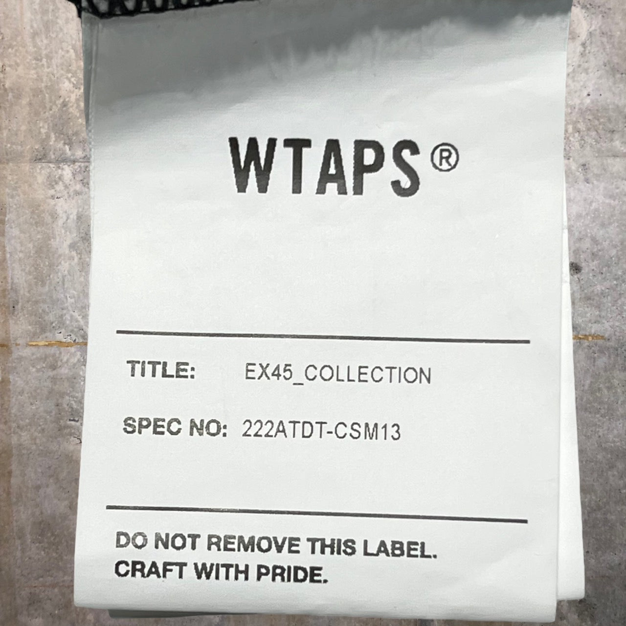 WTAPS(ダブルタップス) 22AW BDY 01 / LS / COTTON. TEXTILE/ボーダー長袖カットソー 222ATDT-CSM13 X03 ブラック