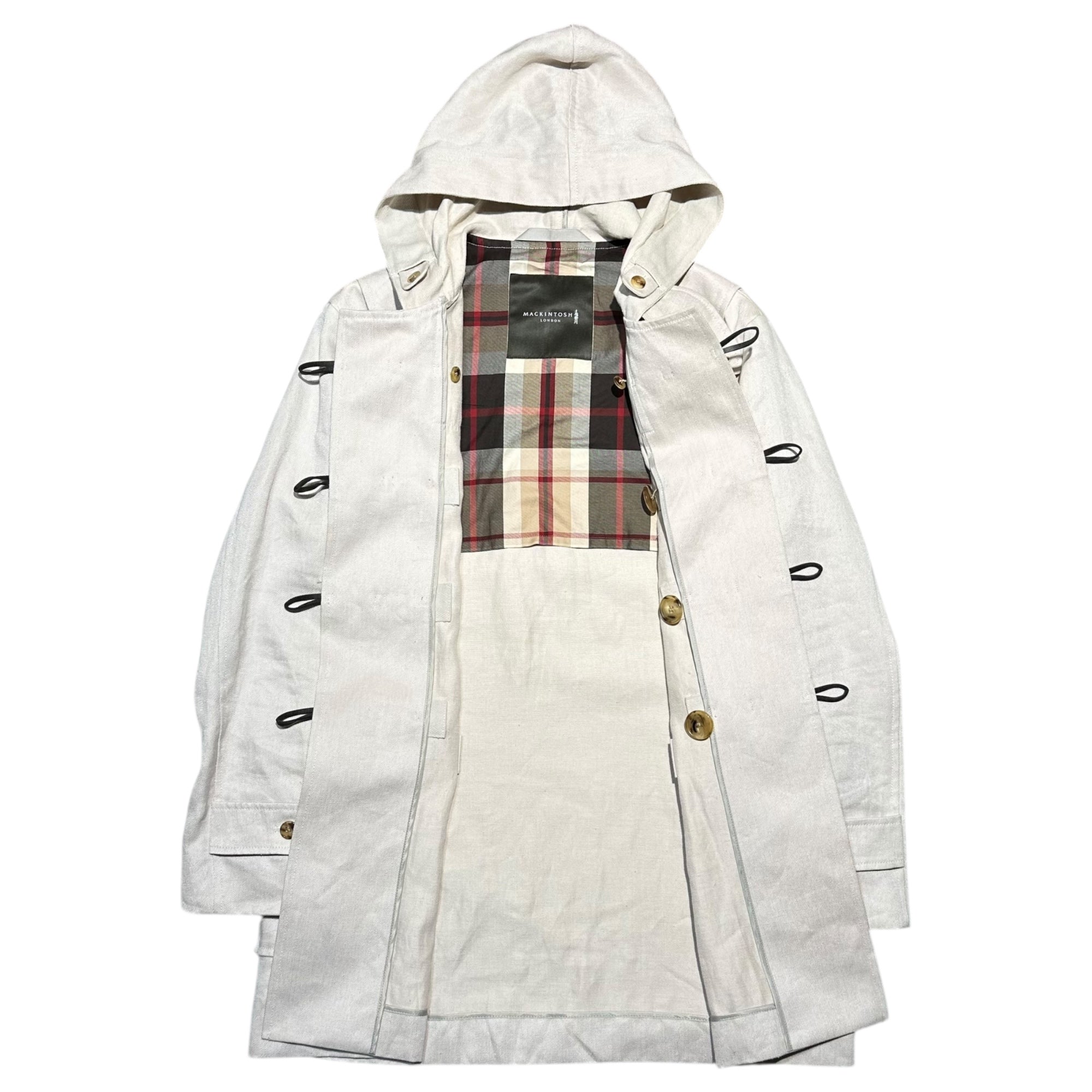 MACKINTOSH(マッキントッシュ) 100% Linen Duffle Coat リネン ダッフル コート G1C81-312-42 L アイボリー