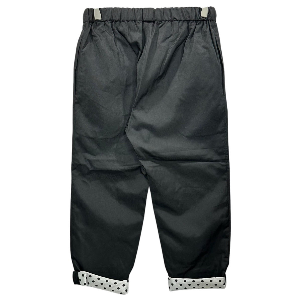 COMME des GARCONS COMME des GARCONS(コムデギャルソンコムデギャルソン) 2009SS Lined Polka Dot Easy Pants 裏地 ドット イージー パンツ RC-P007 XS ブラック×ホワイト AD2008