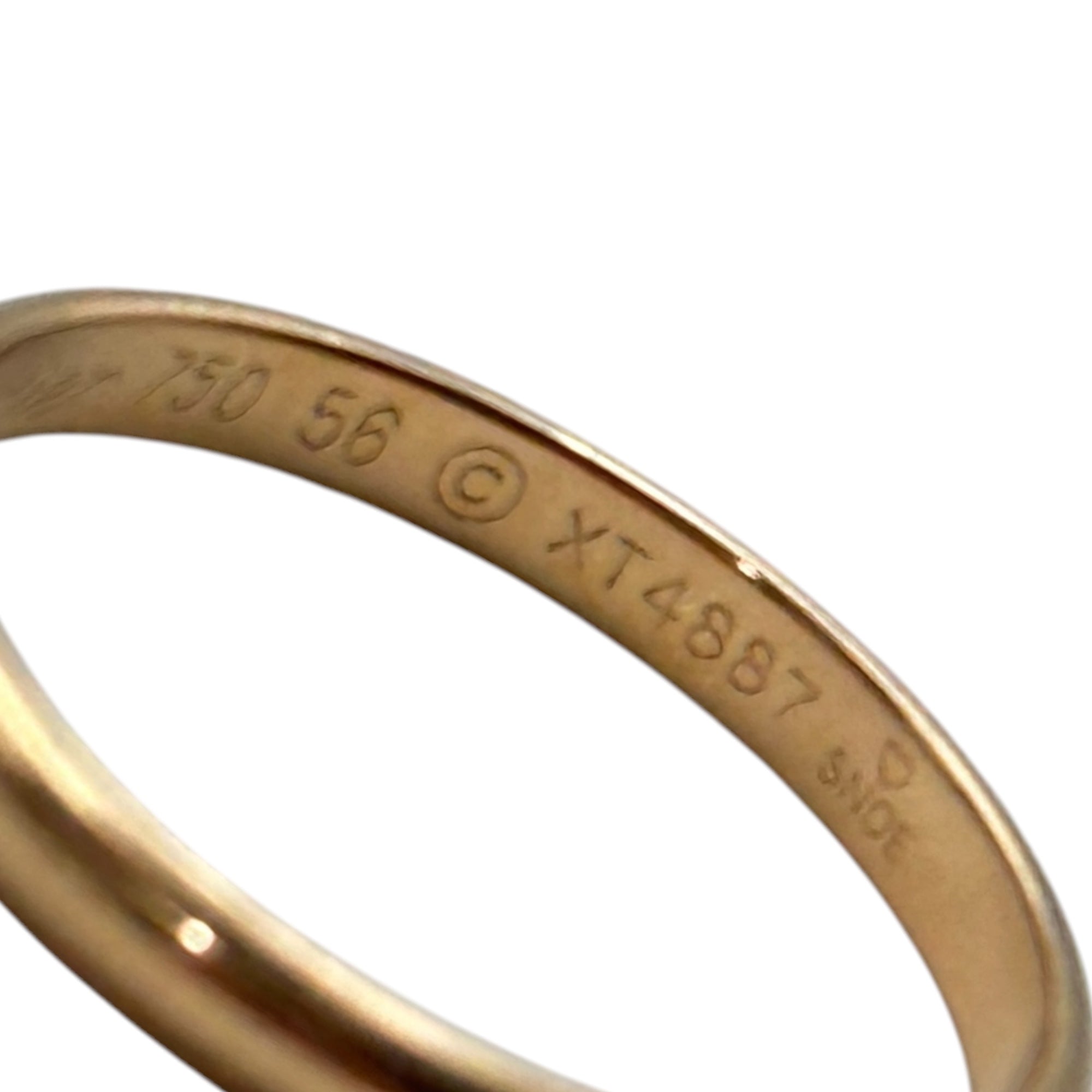 Cartier(カルティエ) Band Ring Pink Gold バンド リング ピンクゴールド XT4887 56(国内サイズ15.5号程度) ピンクゴールド 750(K18) 2.3g