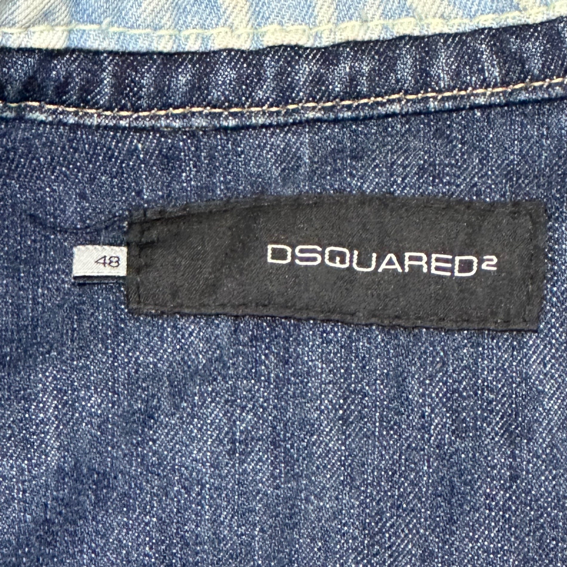DSQUARED2(ディースクエアード) Back Pocket Remake Denim Jacket バックポケット リメイク デニム ジャケット 48(M) インディゴ