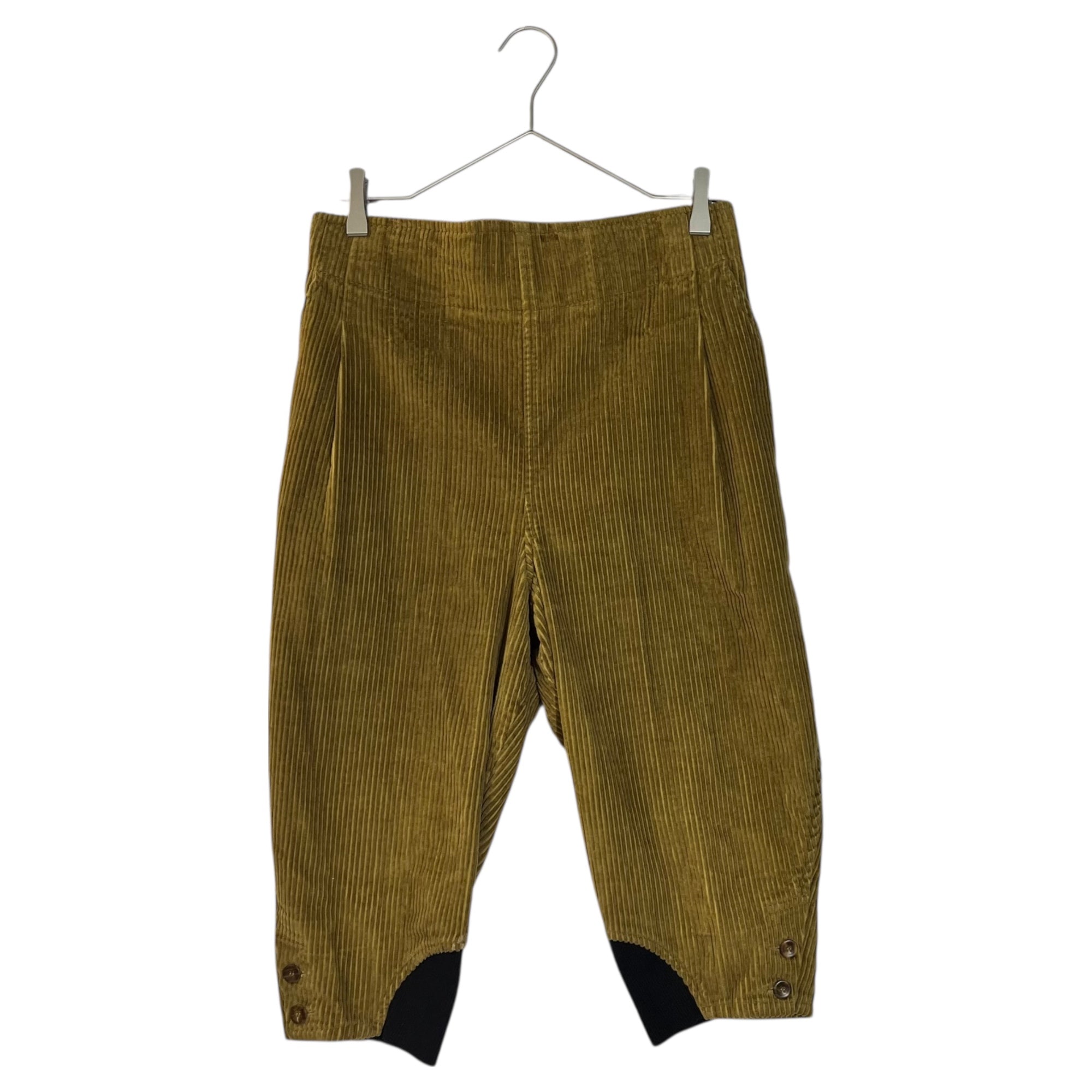 Euro vintage(ヨーロッパヴィンテージ) コーデュロイ素材のジョッパーズ切替パンツ M~L程度 ブラウン