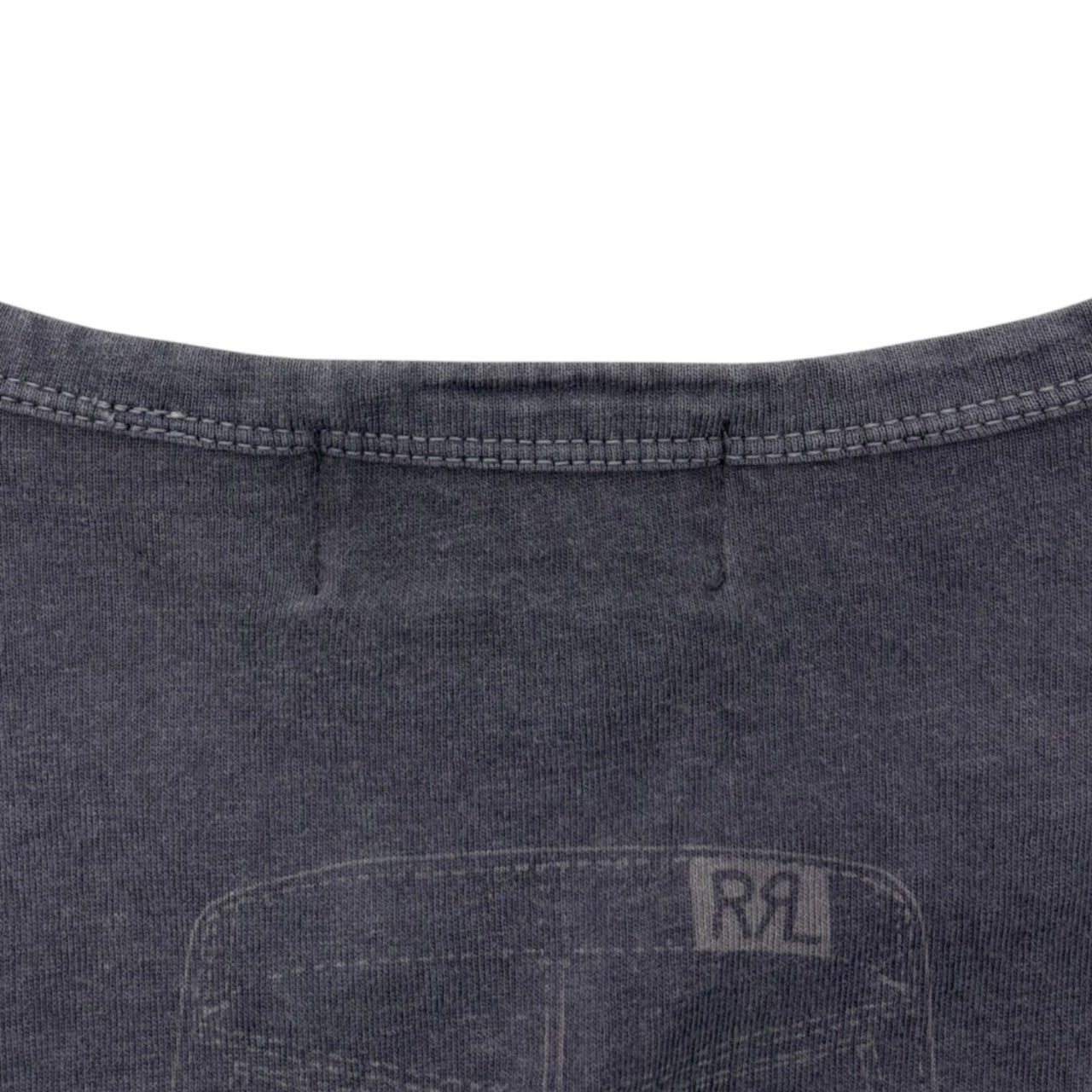 RRL(ダブルアールエル) Circle Logo Crew Neck T-Shirt サークル ロゴ クルーネック Tシャツ MNRRTSHM1N00079 L ネイビー