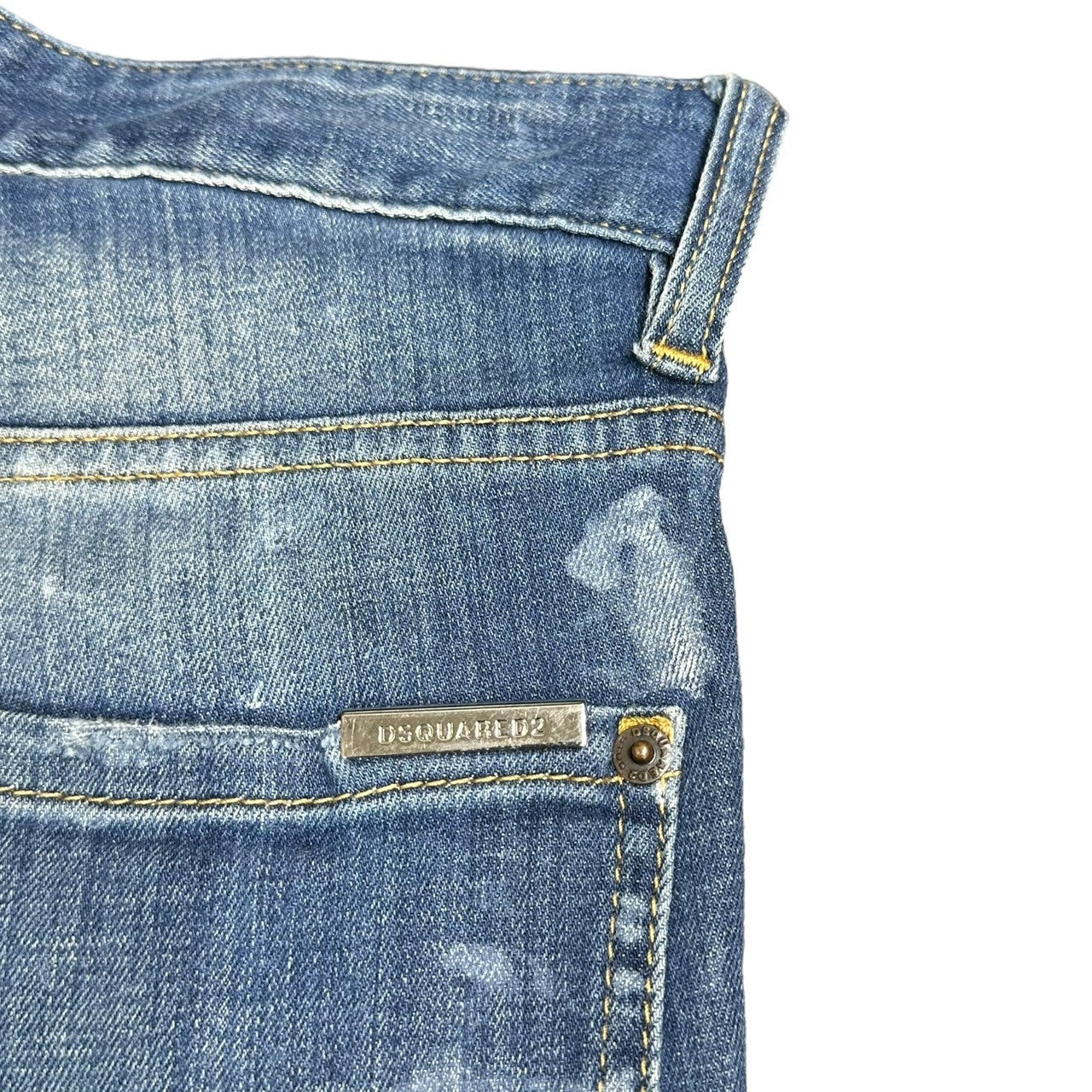 DSQUARED2(ディースクエアード) 14AW COOL GUY JEAN クール ガイ ジーンズ ダメージ加工 デニム パンツ S71LA0854 42(XS程度) インディゴ