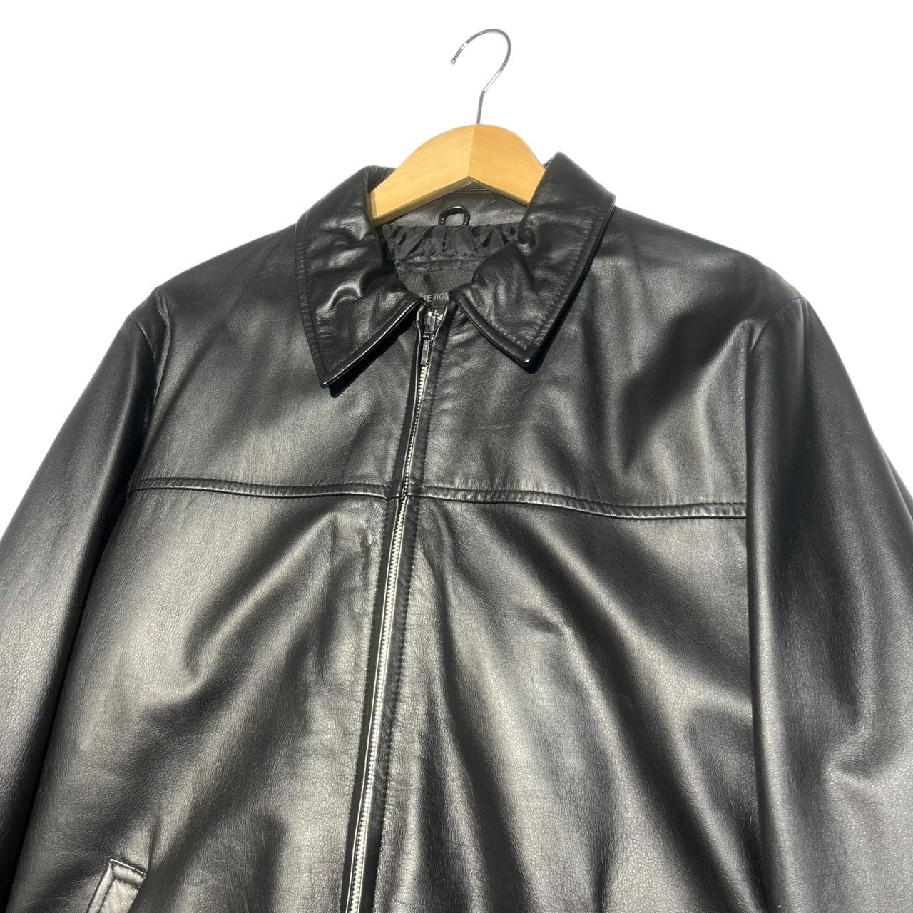 TETE HOMME(テットオム) 00's cow hide leather jacket カウハイド レザー ジャケット コート 本革 16385002 L ブラック