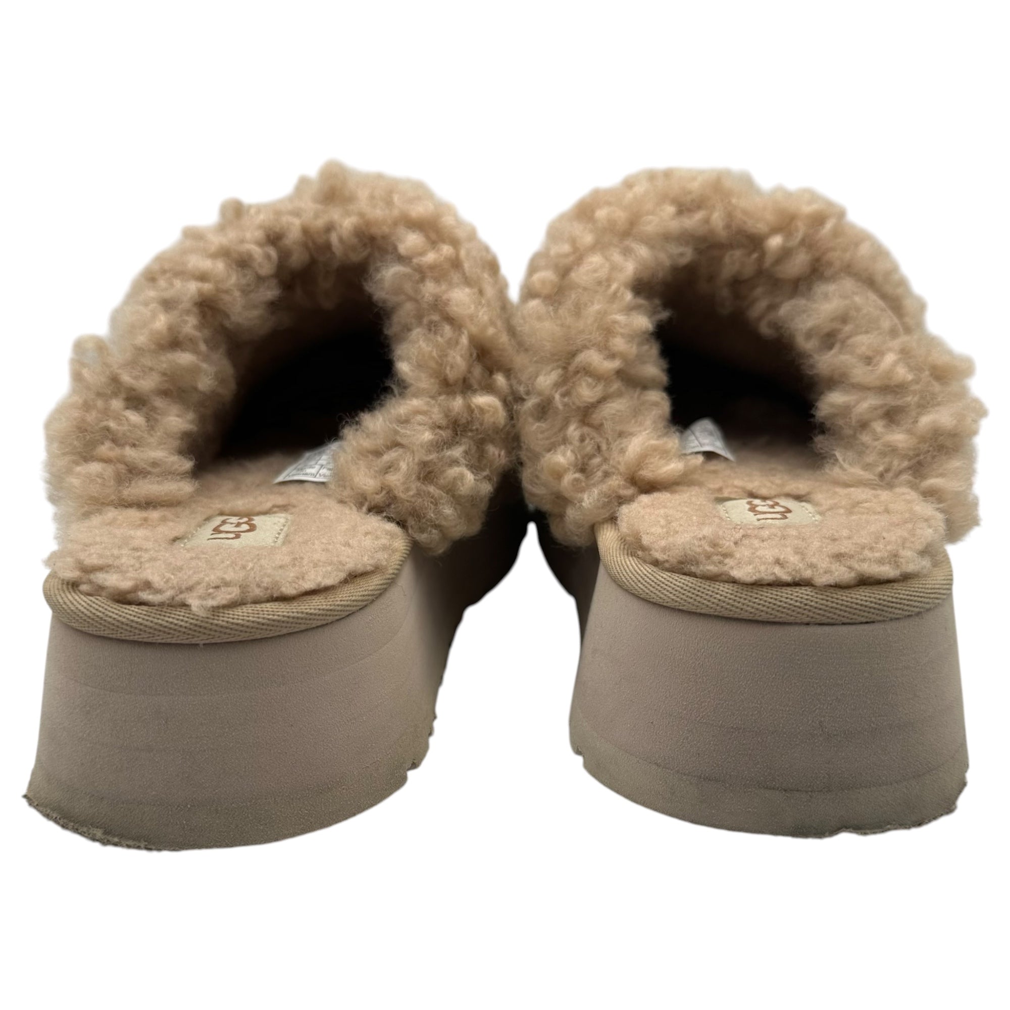 UGG(アグ) Maxi Curly Platform Sandal マキシ カーリー プラットフォーム プードル サンダル S/N1133171 24 ベージュ