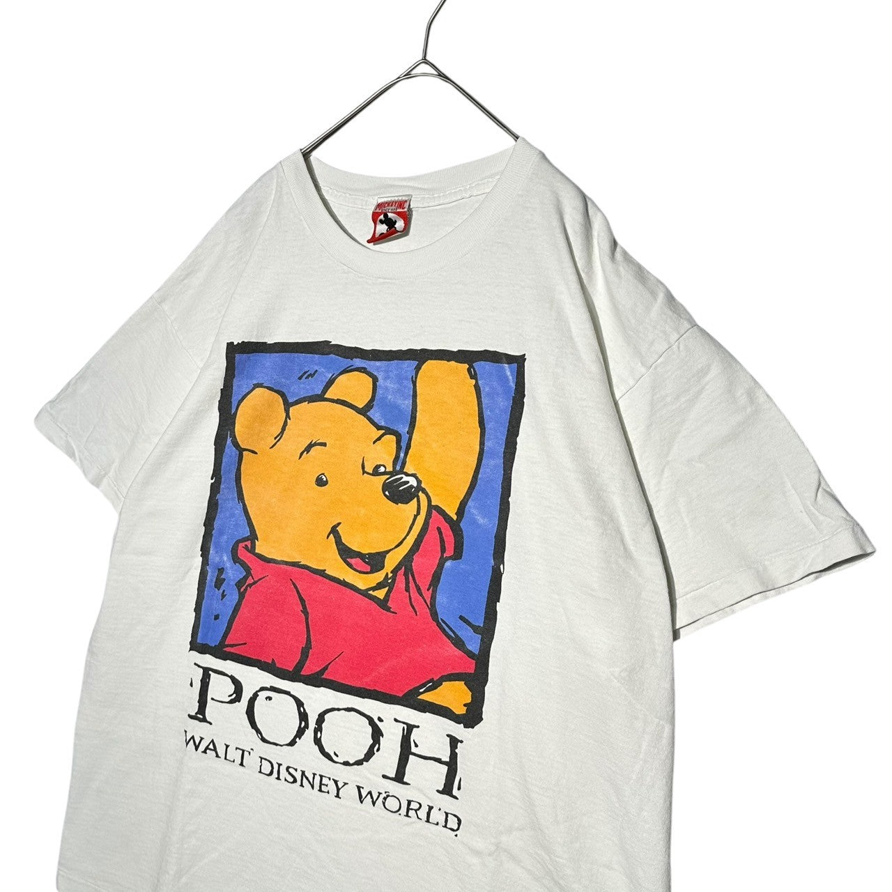 Disney(ディズニー) 90's "POOH" Vintage Tee プーさん ヴィンテージ Tシャツ XL ホワイト 90年代 ビッグサイズ