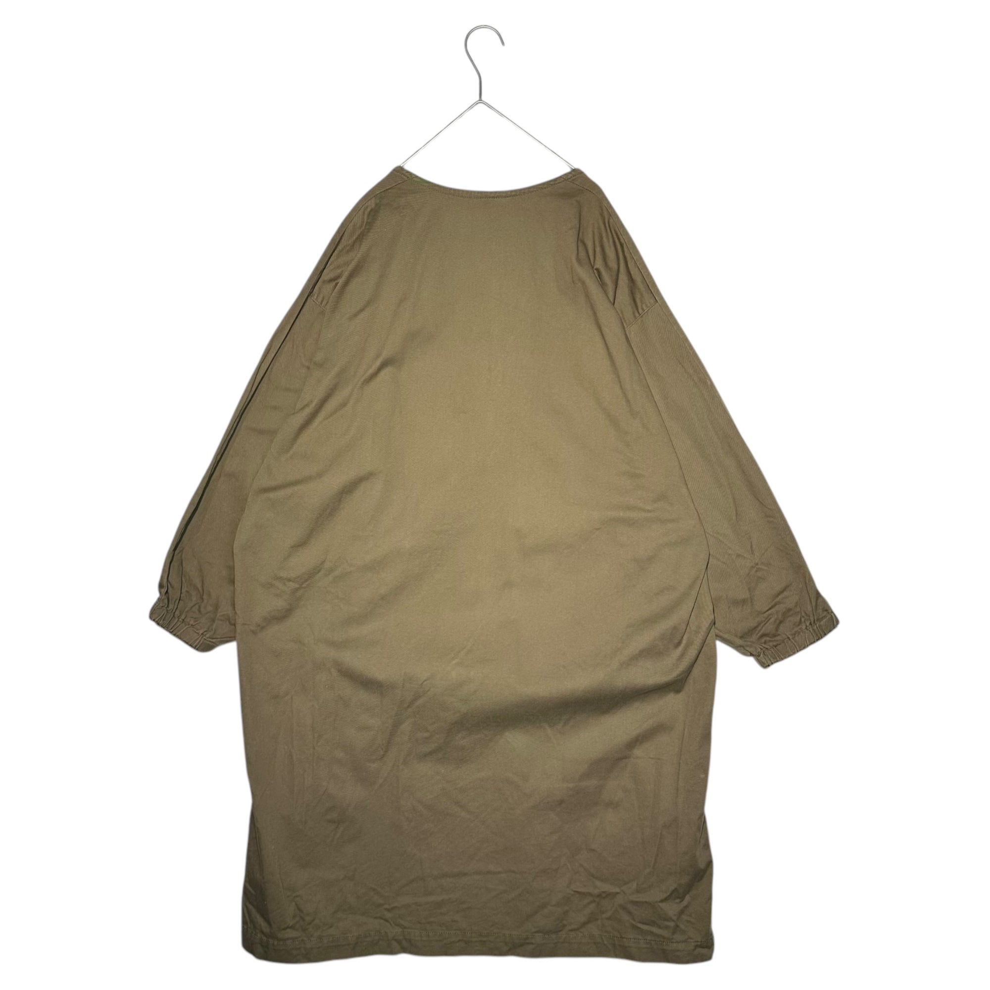 IM ISSEY MIYAKE(アイム イッセイミヤケ) 90's vintage apron long cut and sew 90年代 ヴィンテージ エプロン ロング カットソー M~L ブラウン