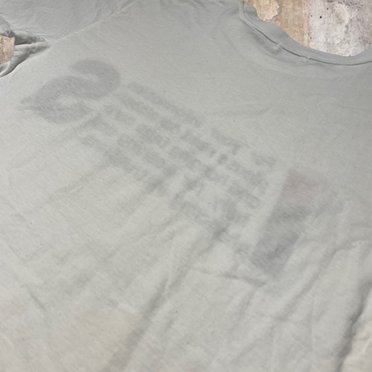 i.s. ISSEY MIYAKE(アイエス イッセイミヤケ) 90's "IS"logo print T-shirt/ロゴTシャツ IS10-JK004 M ホワイト