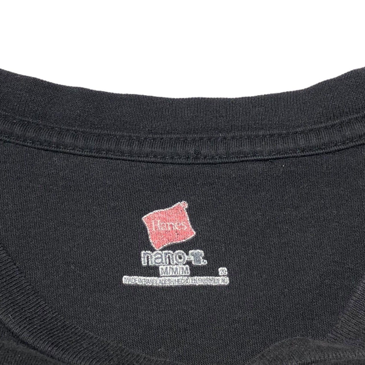 Hanes(ヘインズ) 2011's "john Lennon" band T-shirt ヴィンテージ バンド Tシャツ M ブラック ©2011 apple corps ltd公式 ジョンレノン オノヨーコ ビートルズ(The Beatles)
