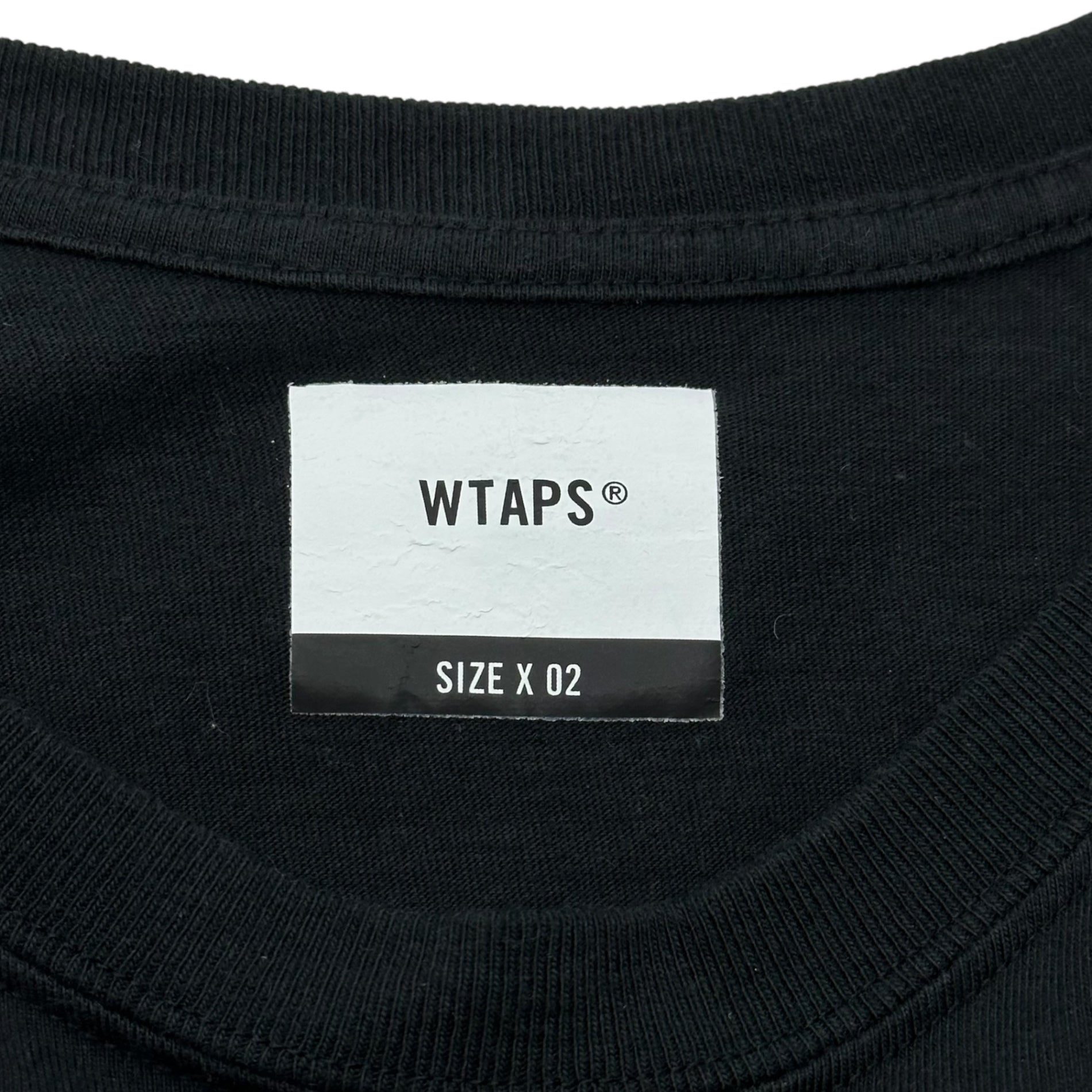 WTAPS(ダブルタップス) 40PCT UPARMORED/SS/COTTON 40パーセント アップアーマード 半袖 コットン Tシャツ 02 ブラック