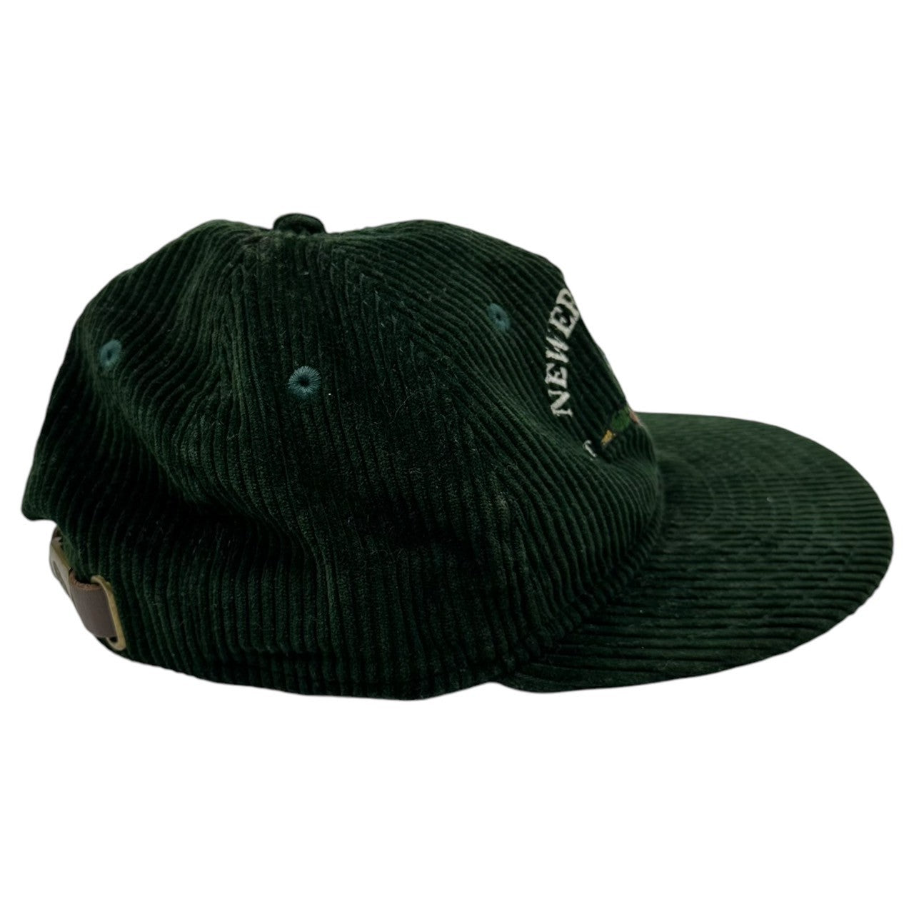 NEW ERA(ニューエラ) CORDUROY IN THE コーデュロイ スナップバック キャップ グリーン ベースボール 刺繍 カモ 動物