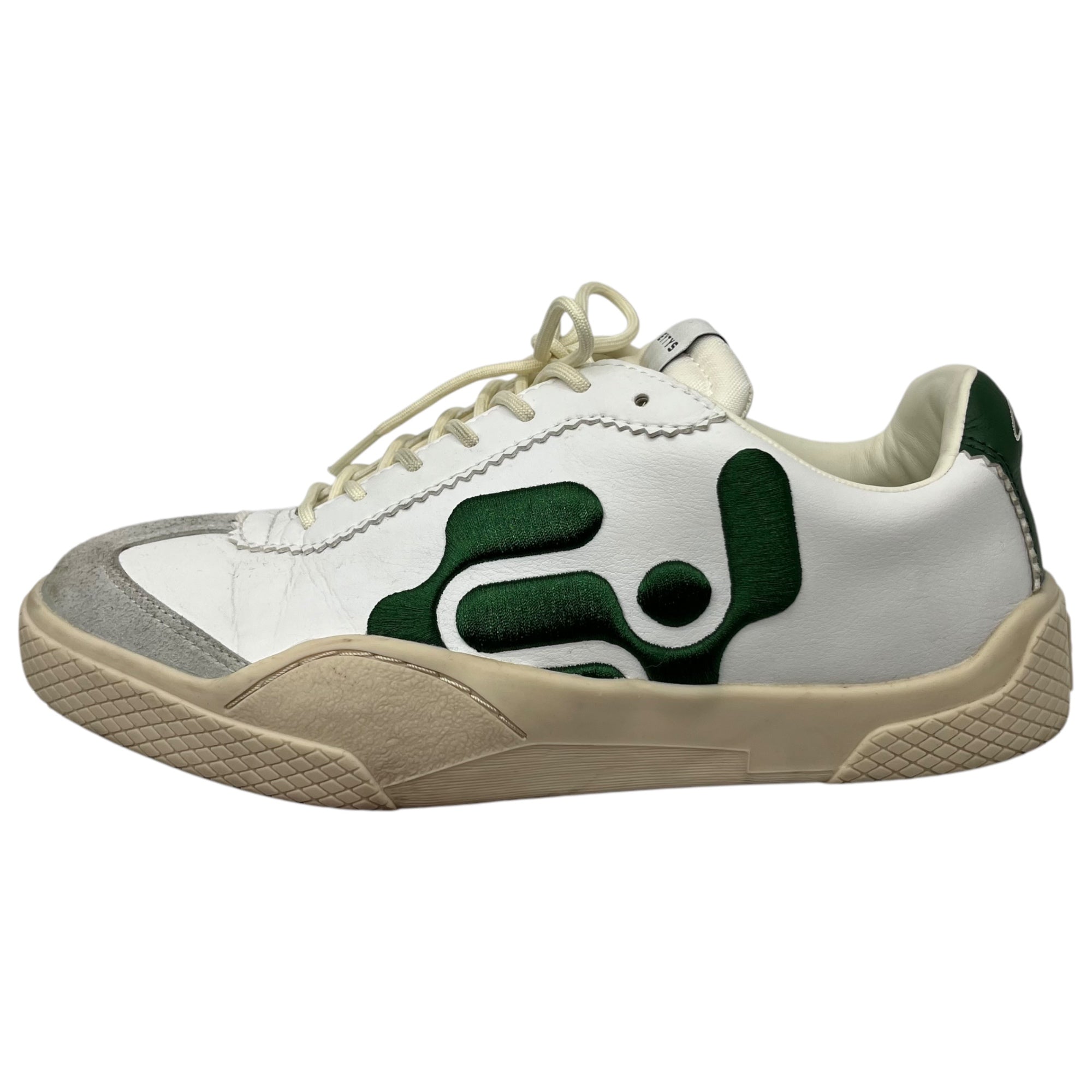 EYTYS(エイティーズ) Santos サントス 1513908 41(26.9cm) ホワイト×グリーン LOW-TOP sneakers ロゴ ローカット スニーカー 箱付