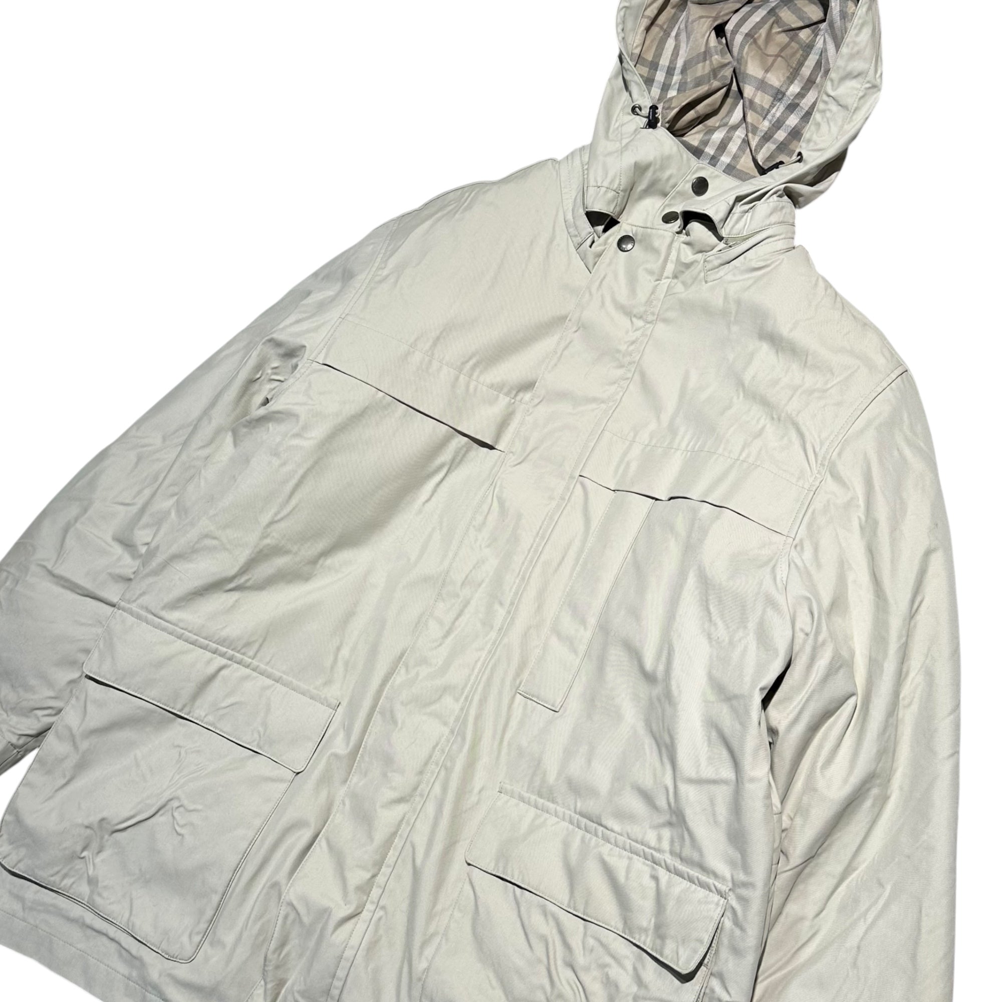 BURBERRY LONDON(バーバリーロンドン) Down Liner 2-Way Cotton Jacket ダウンライナー 2WAY コットン ジャケット BBN80-523-03 S ベージュ