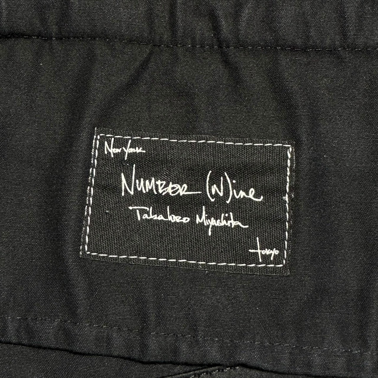 NUMBER (N)INE(ナンバーナイン) 07SS musical note print gilet vest 音符 プリント ジレ ベスト 宮下本人期 ABOUT A BOY期 S07-NJ031B FREE ブラック×ホワイト